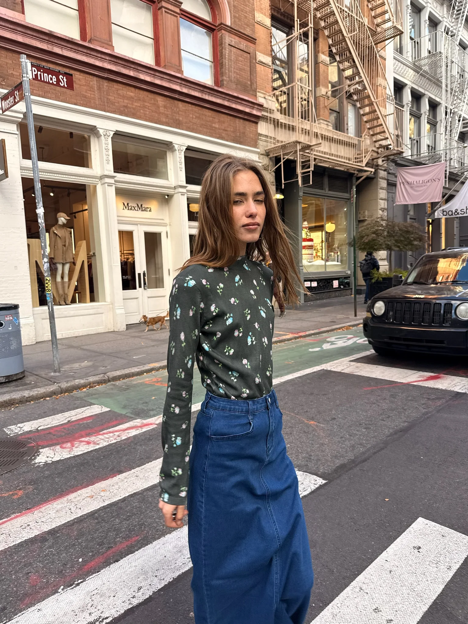 Mock Neck Print Sweater - Image 26
