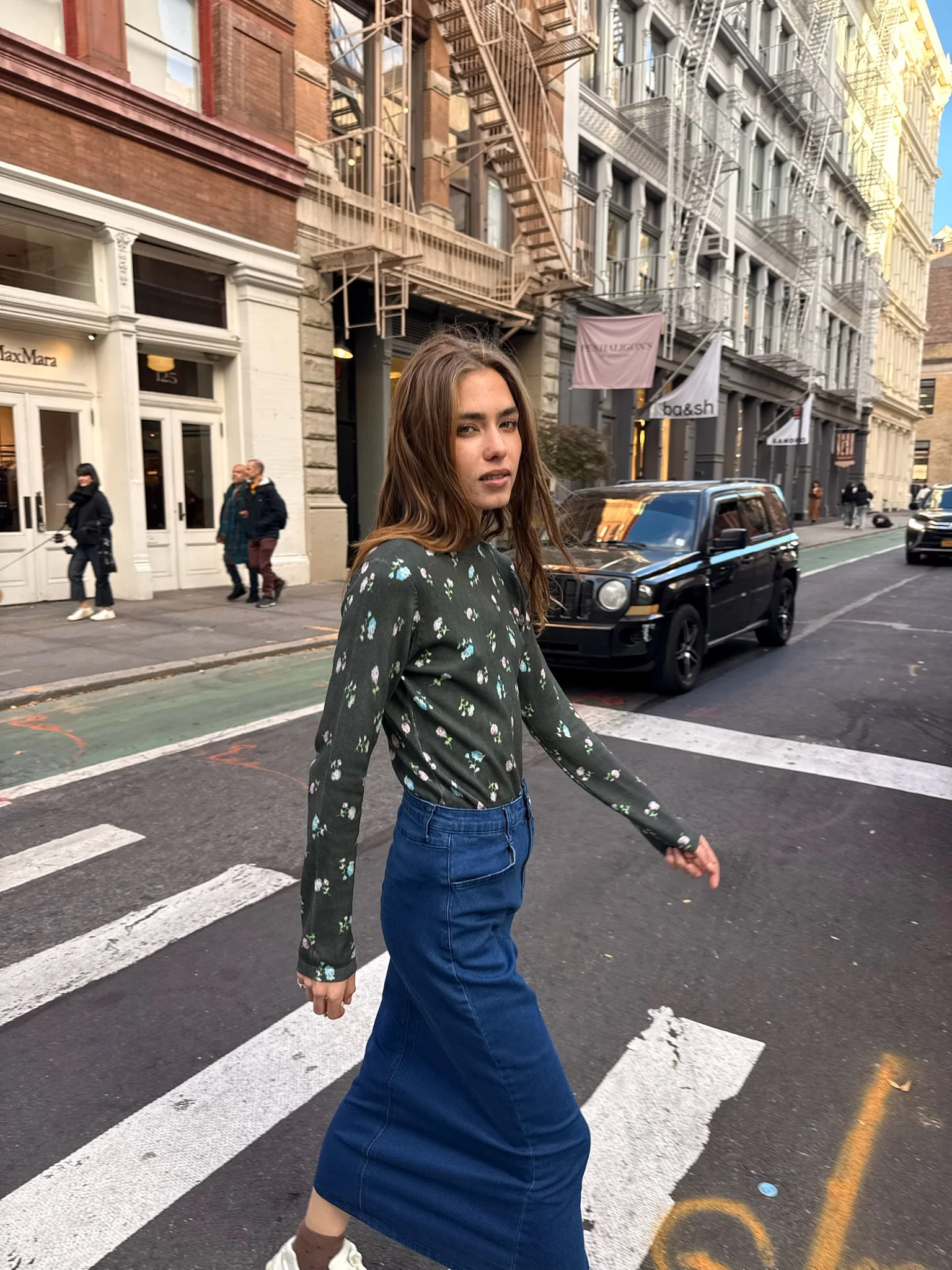 Mock Neck Print Sweater - Image 27