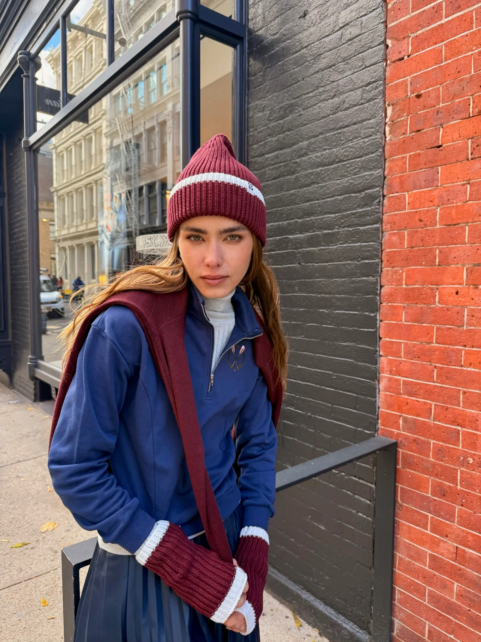 Ski Half Zipper Sweatshirt - Image 8