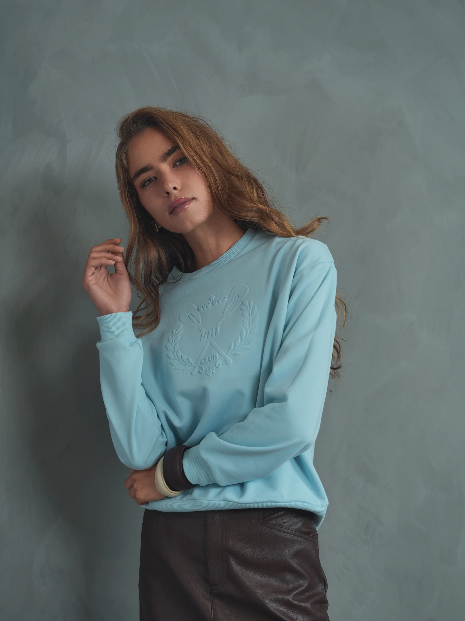 Ski Embossed Sweatshirt - Image 10
