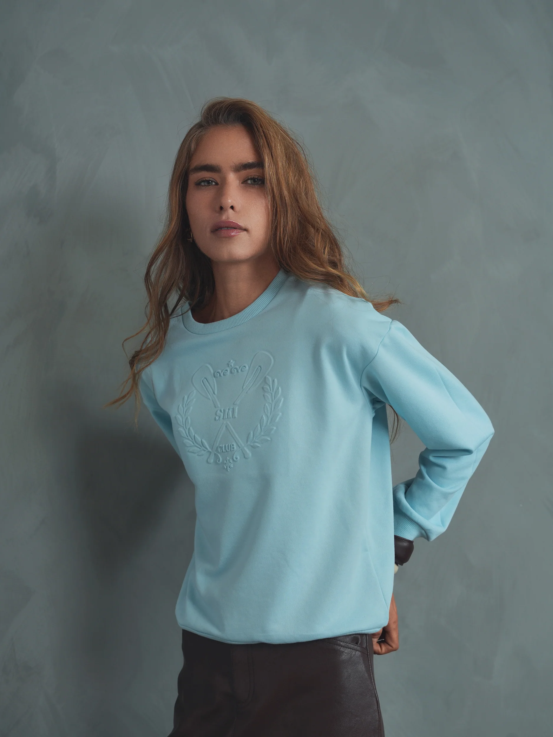 Ski Embossed Sweatshirt - Image 2