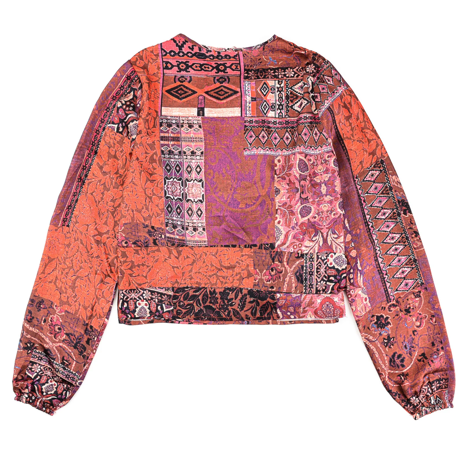 Satin Wrap Top - Image 17