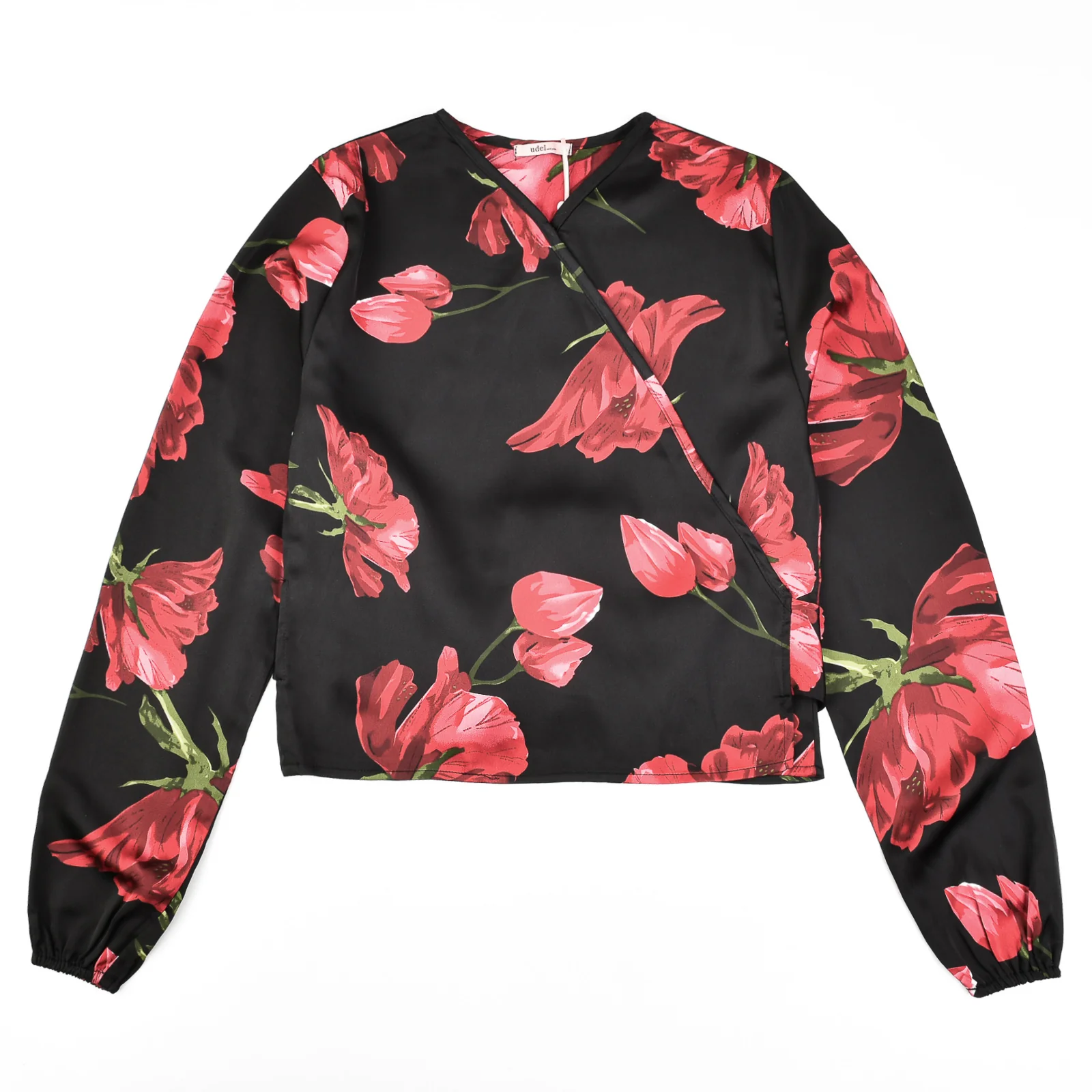 Satin Wrap Top - Image 20
