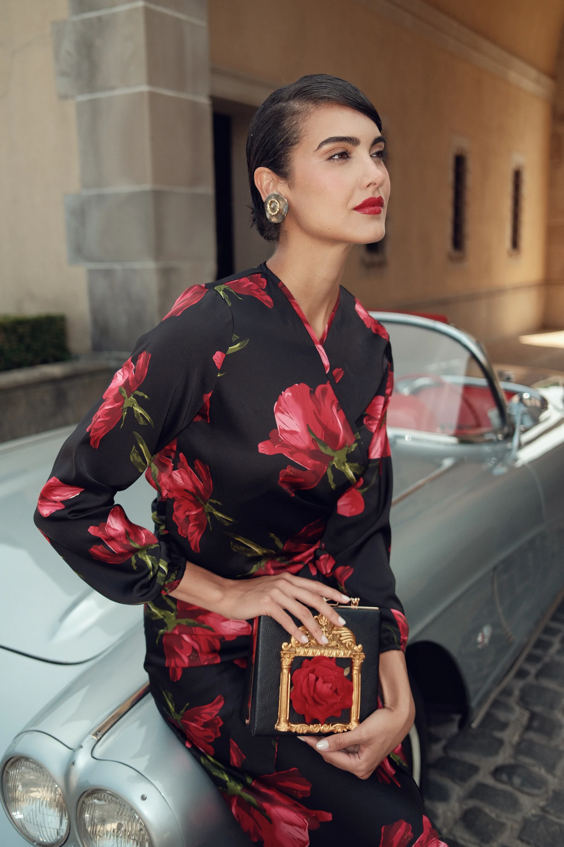 Satin Wrap Top - Image 5
