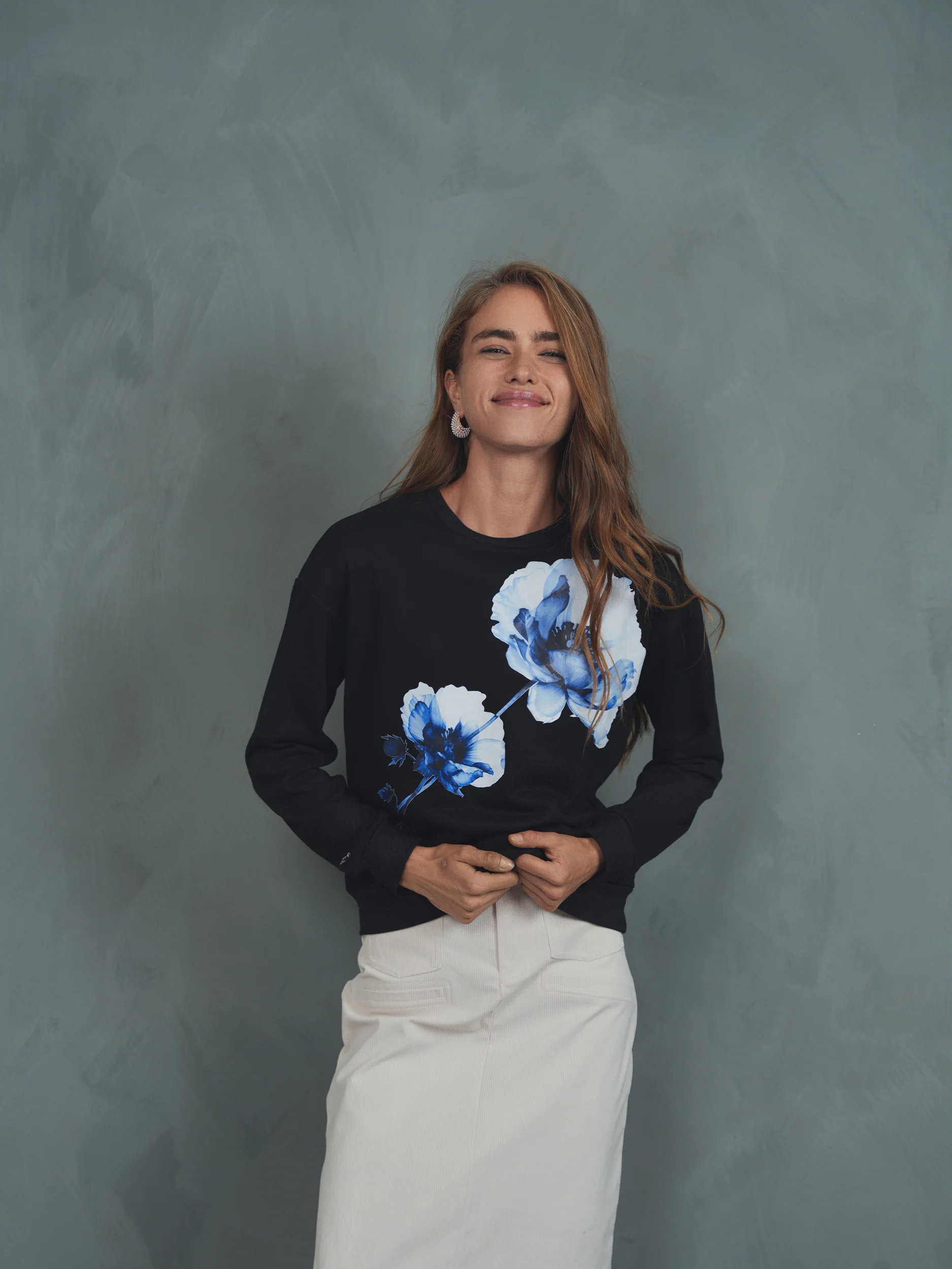 Watercolor Floral Sweatshirt - Image 3