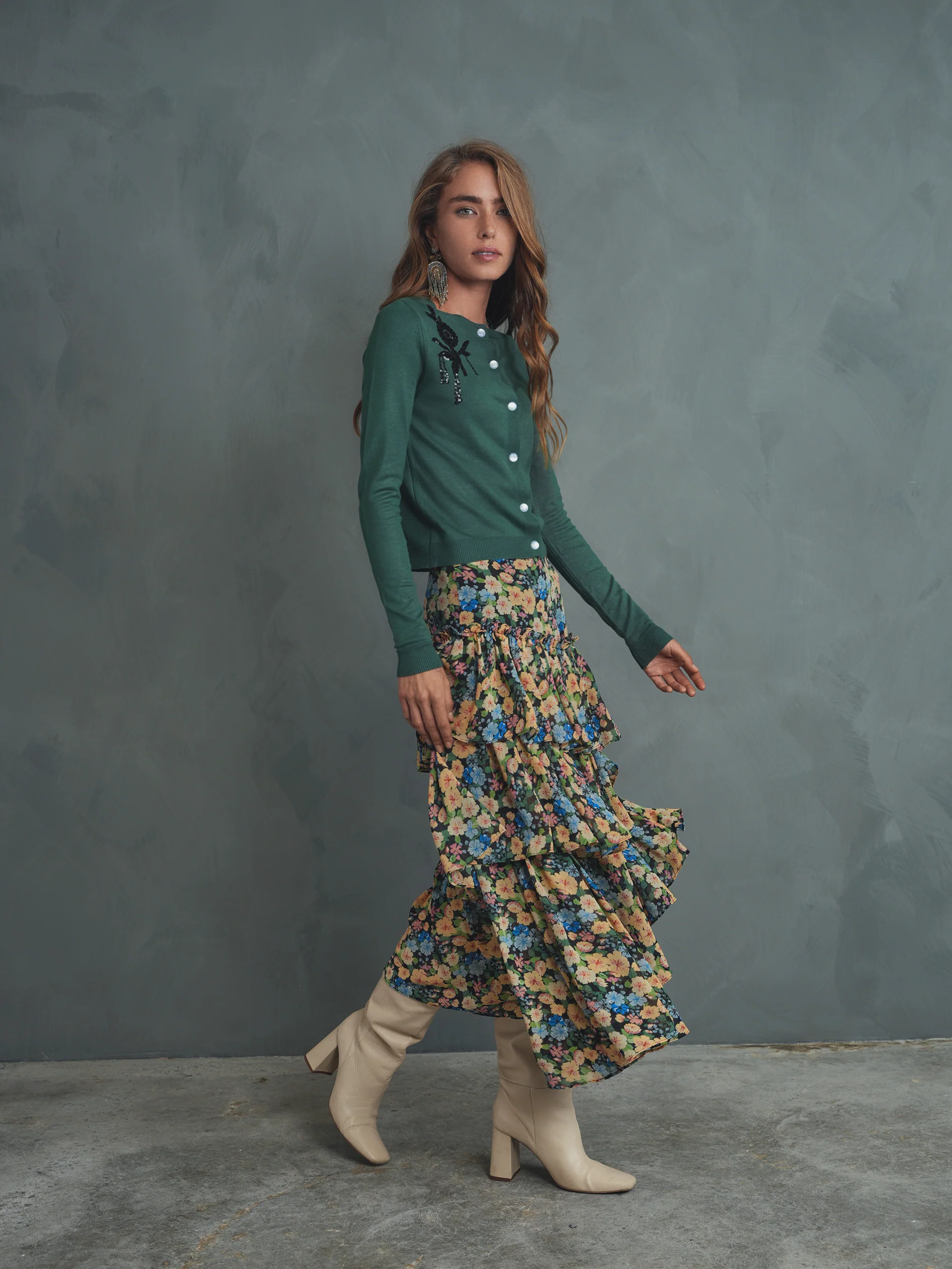 Applique Knit Cardigan - Image 5