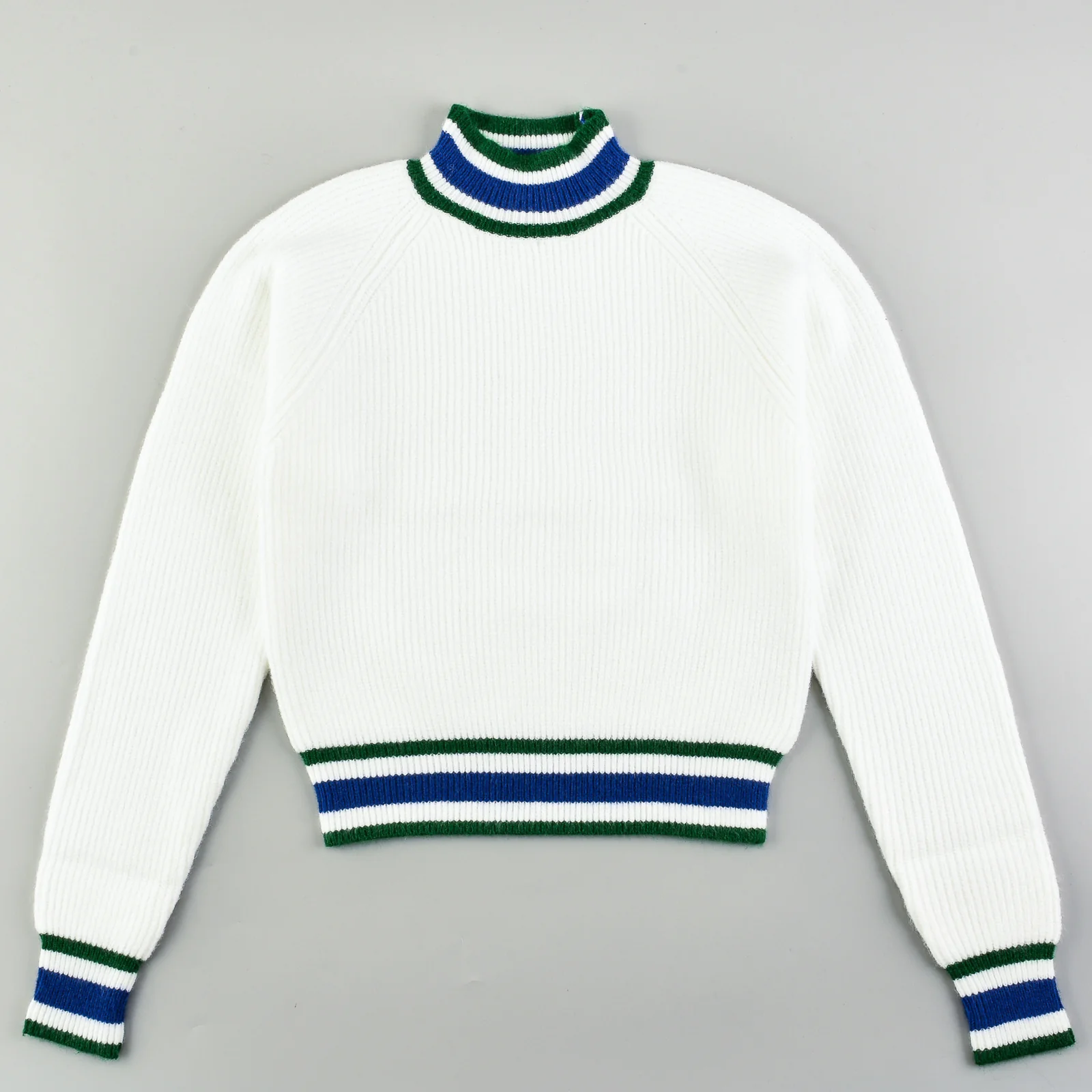 Mock Neck Raglan Sweater - Image 12