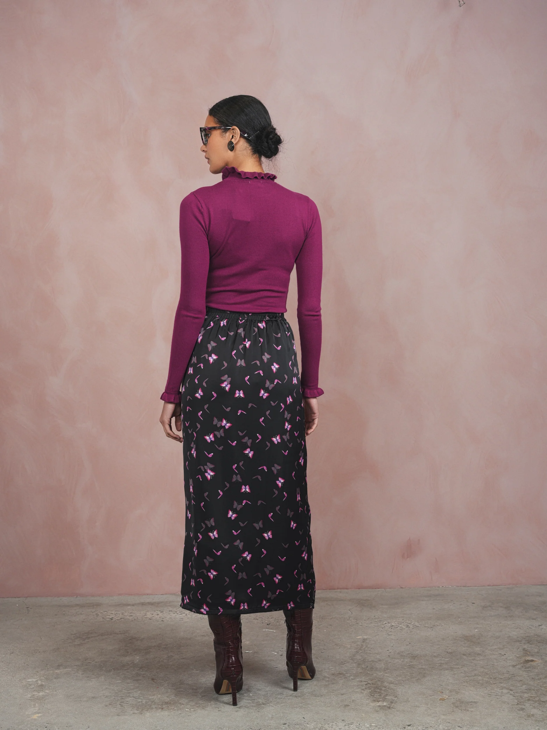 Tie-Front Draped Skirt - Image 4