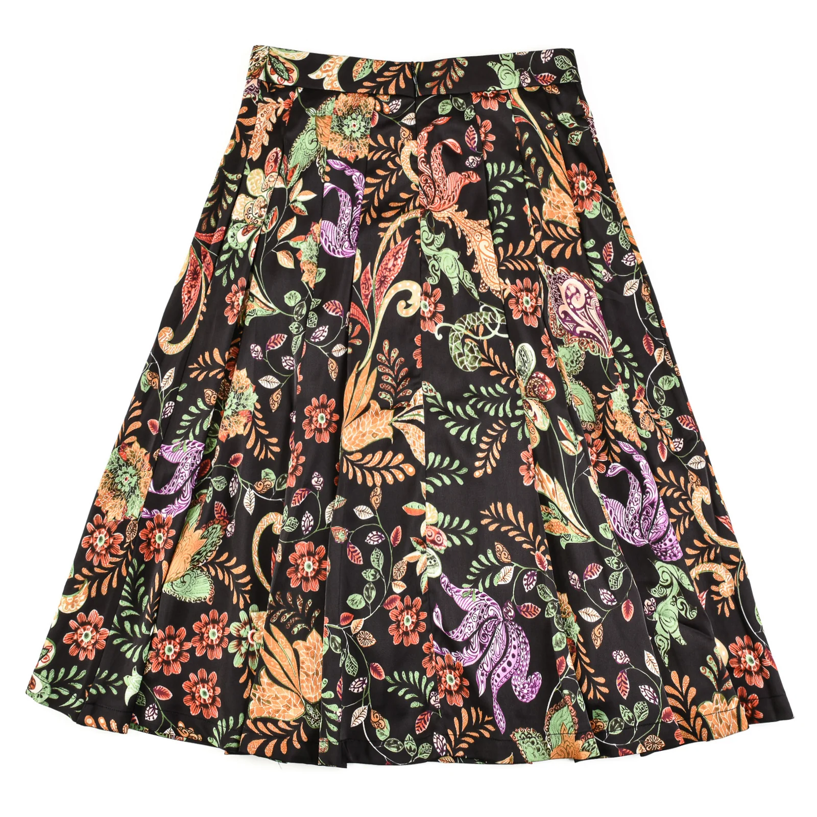 Buttoned Pleated Skirt - Image 12