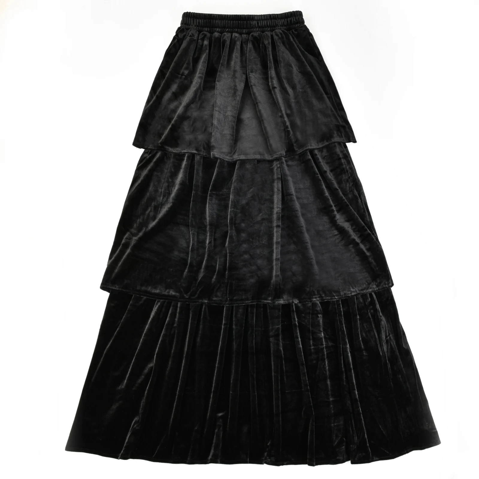 Velour Tiered Skirt - Image 14