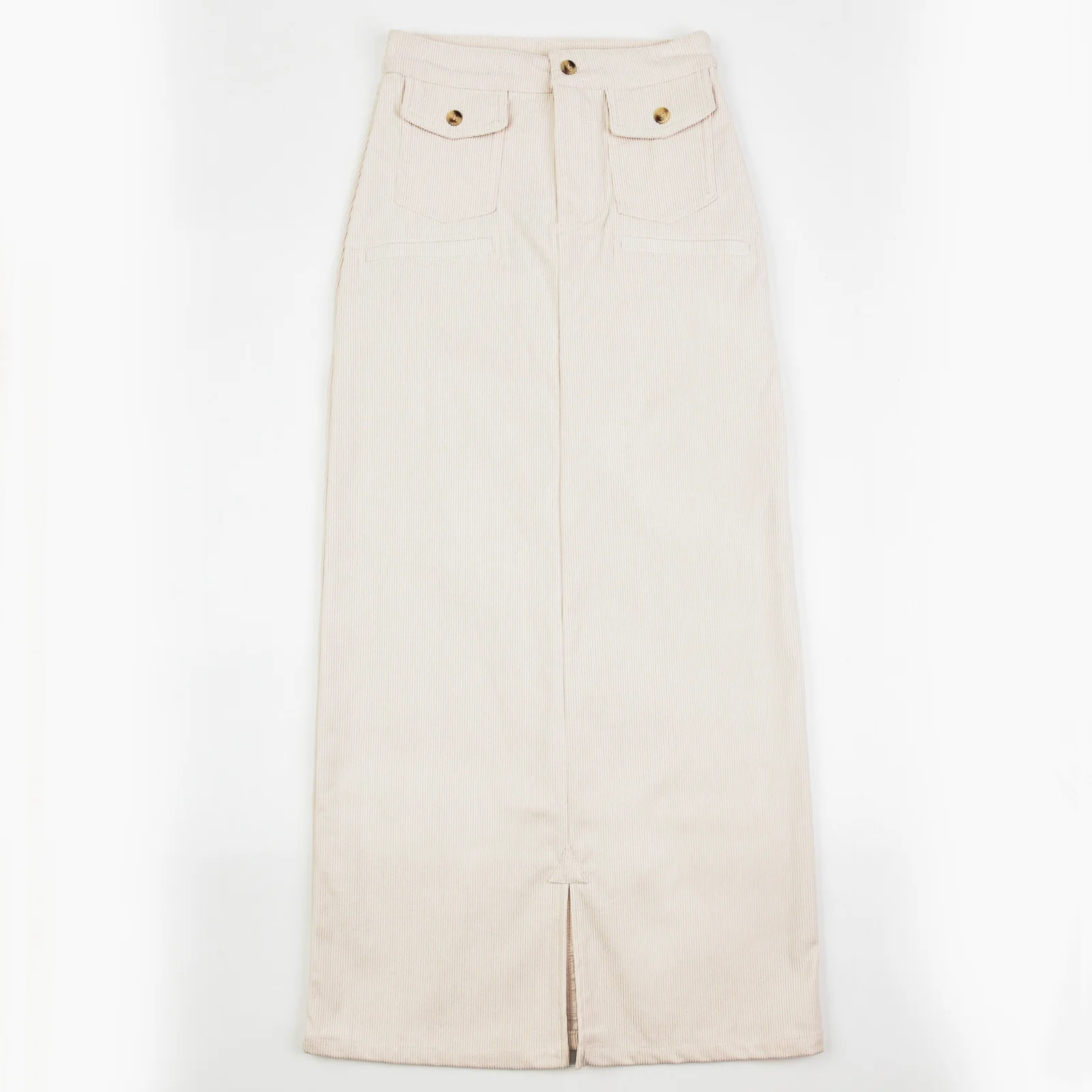 Corduroy Straight Skirt - Image 13