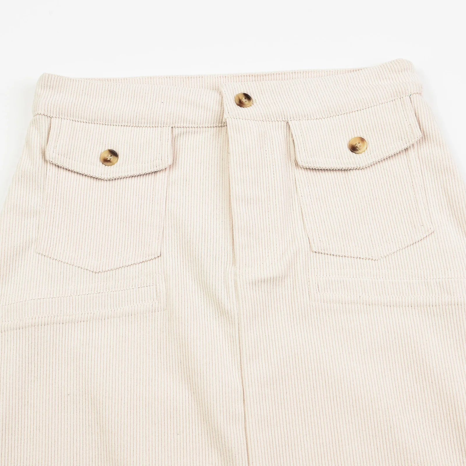 Corduroy Straight Skirt - Image 14