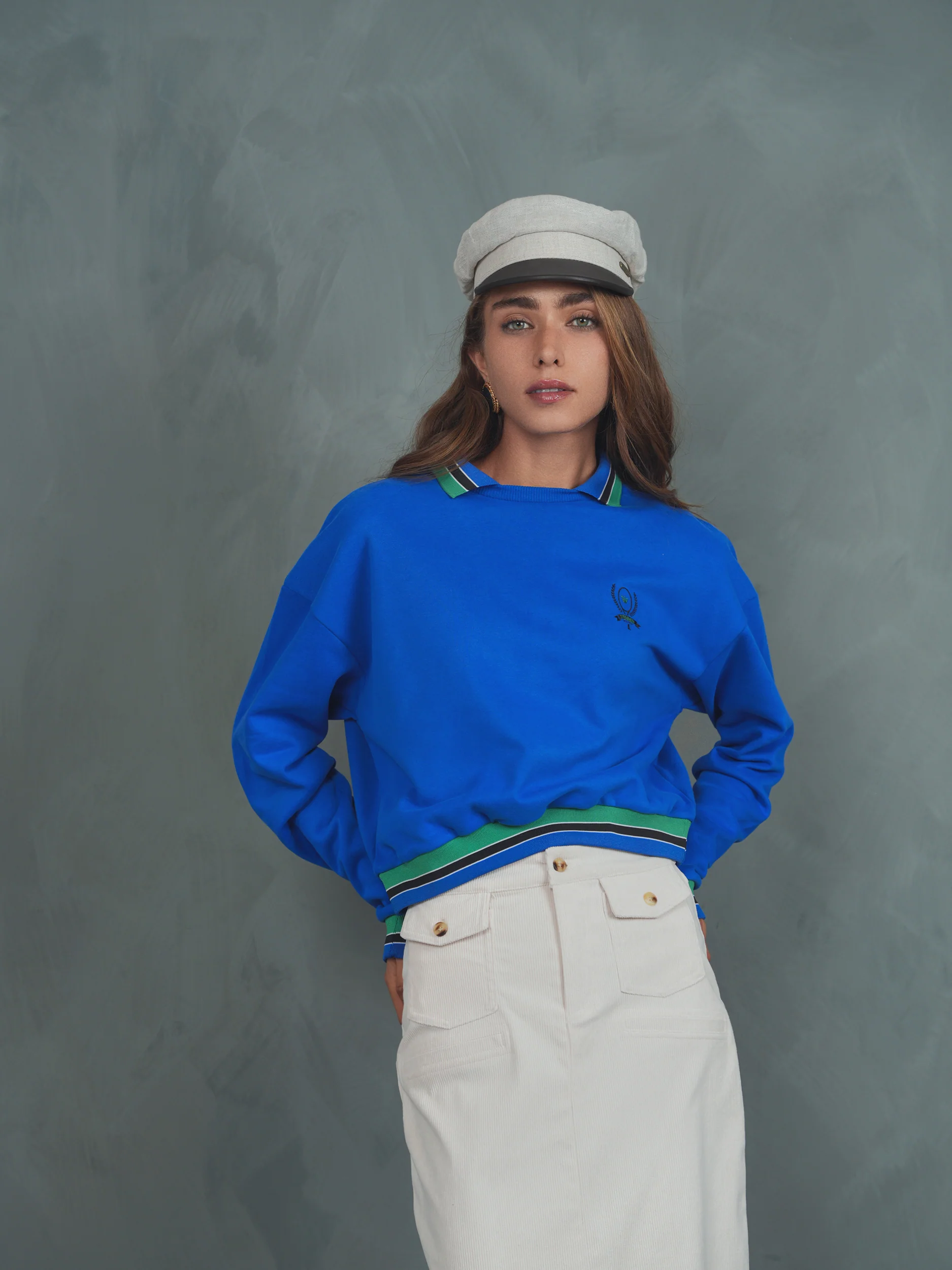 Corduroy Straight Skirt - Image 7