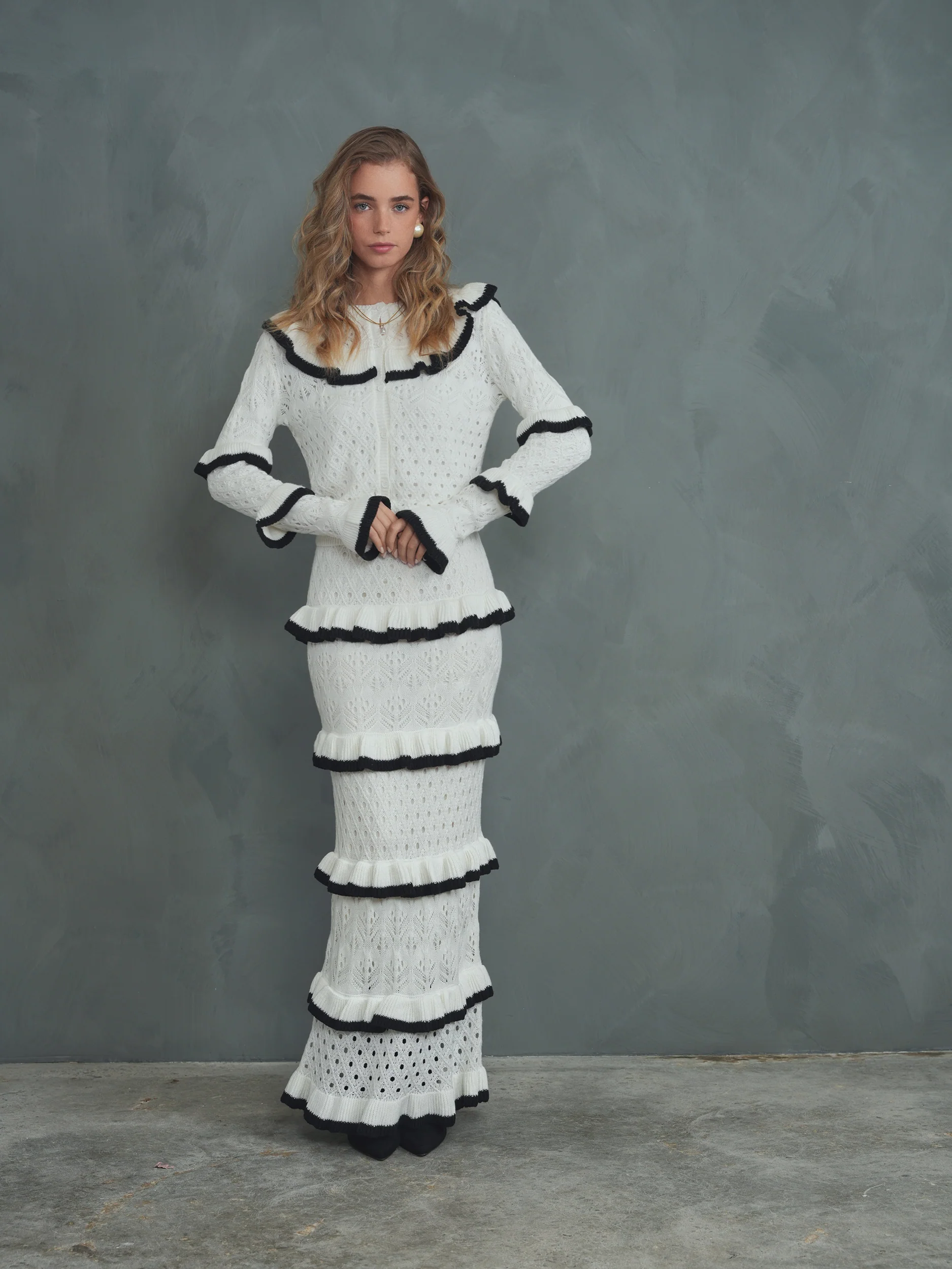 Knit Ruffle Skirt - Image 2