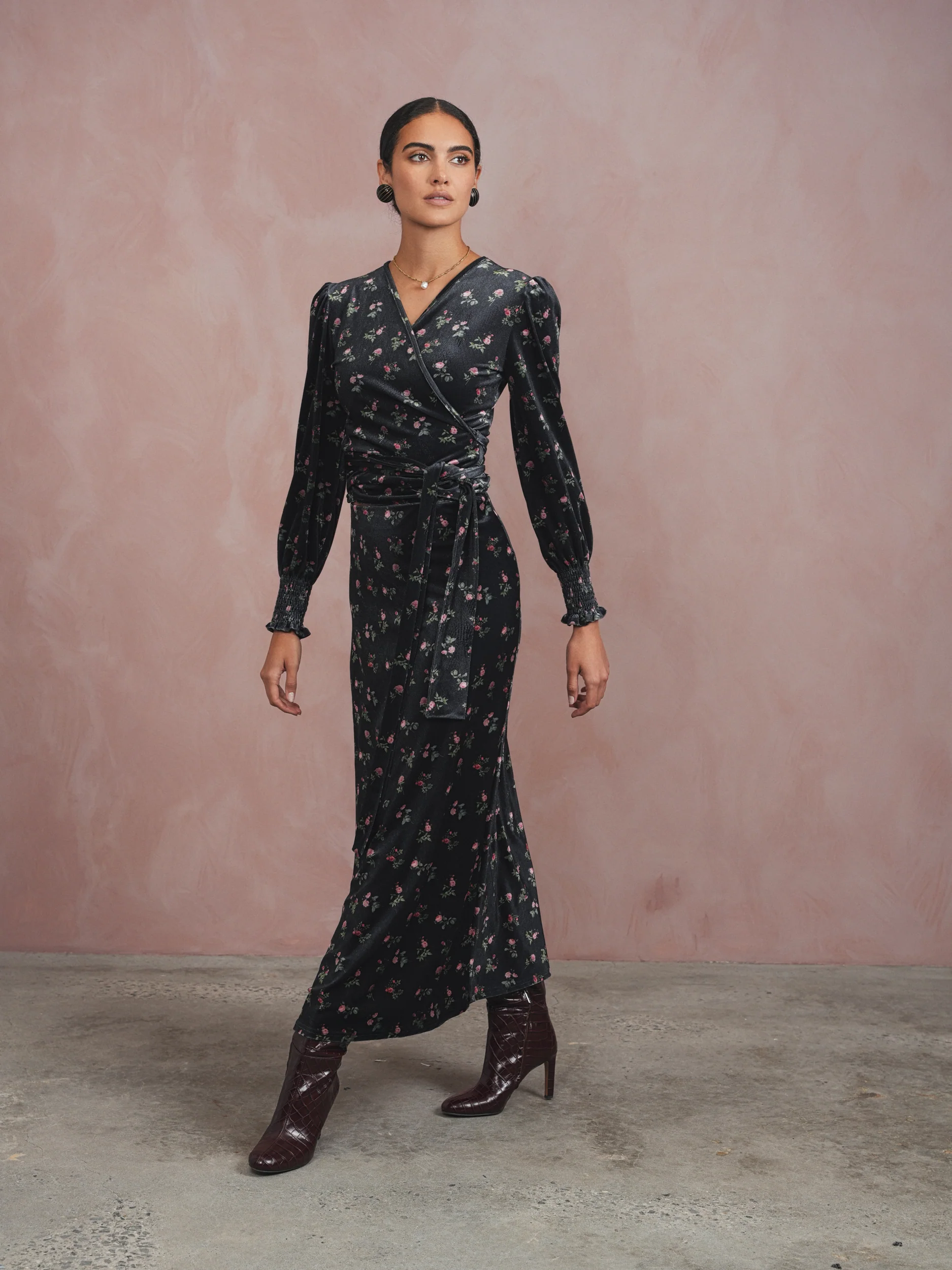 Velour Slip Skirt - Image 10