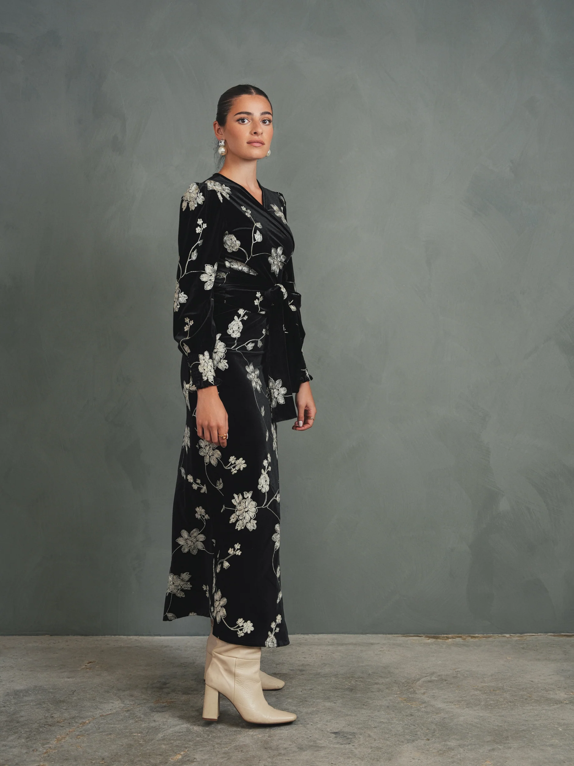 Velour Slip Skirt - Image 4