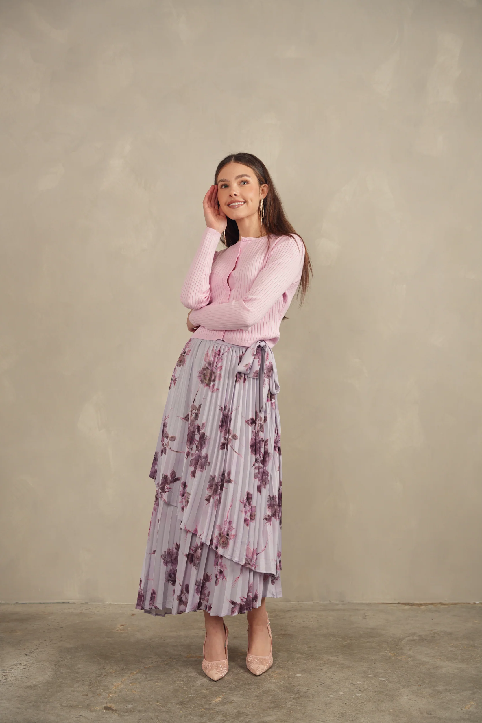 Wide Rib Knit Cardigan - Image 23