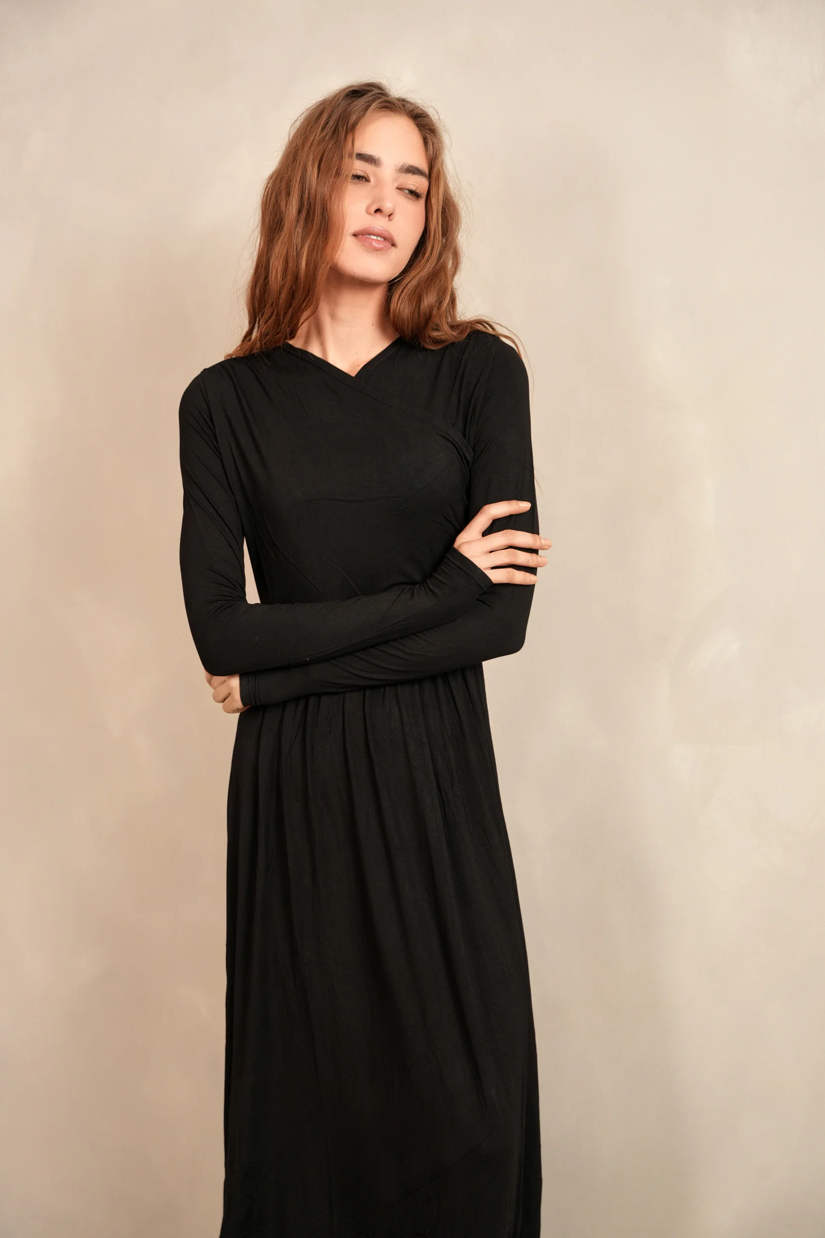 Soft Wrap Dress - Image 3