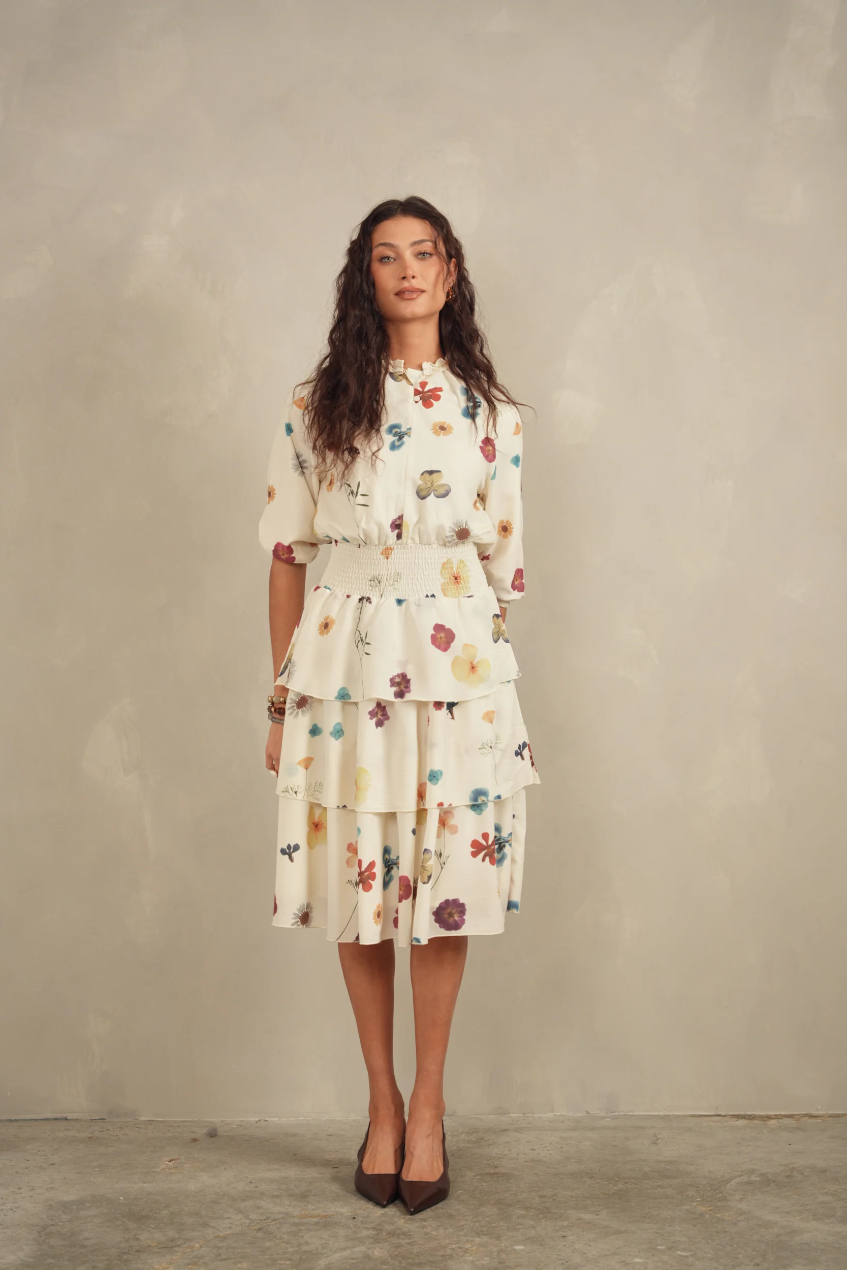 Smock Waist Dress - Image 13