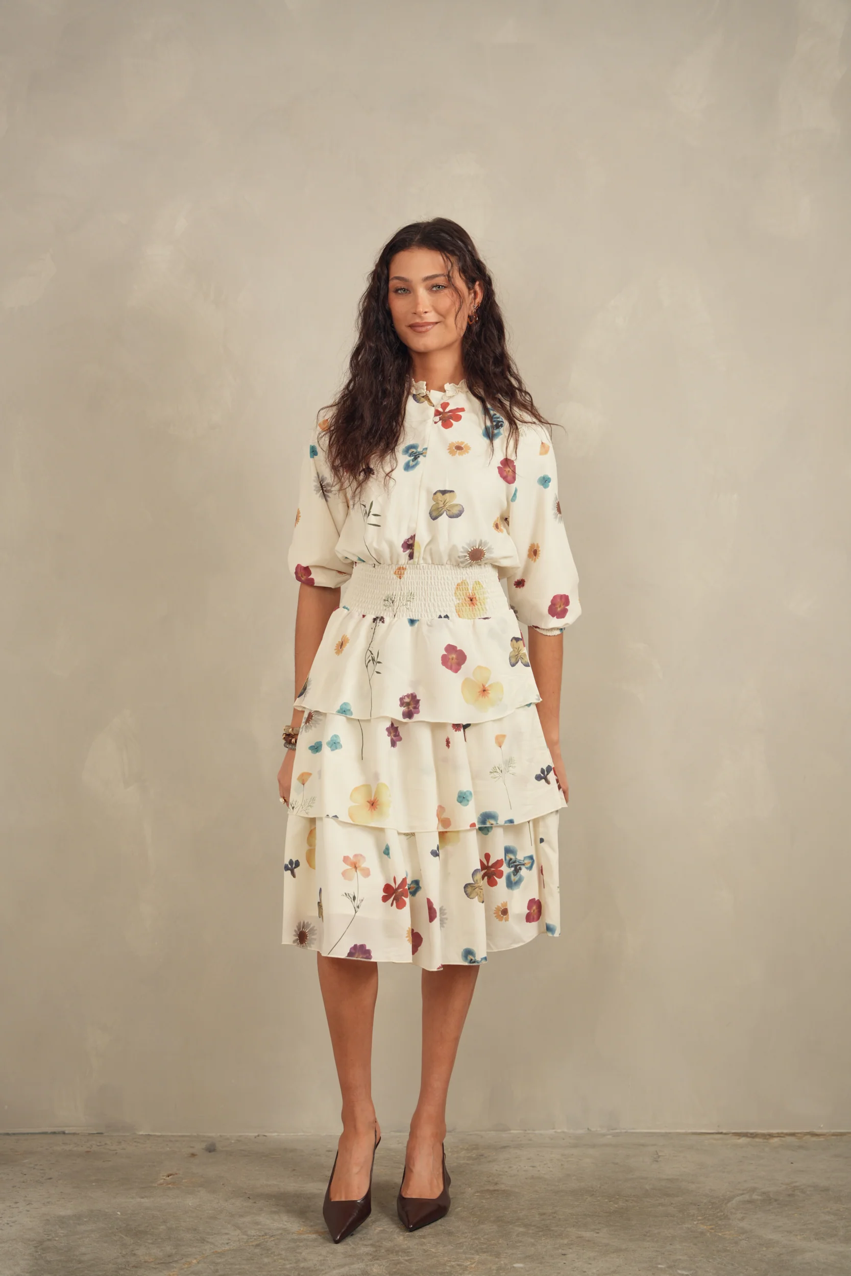 Smock Waist Dress - Image 9