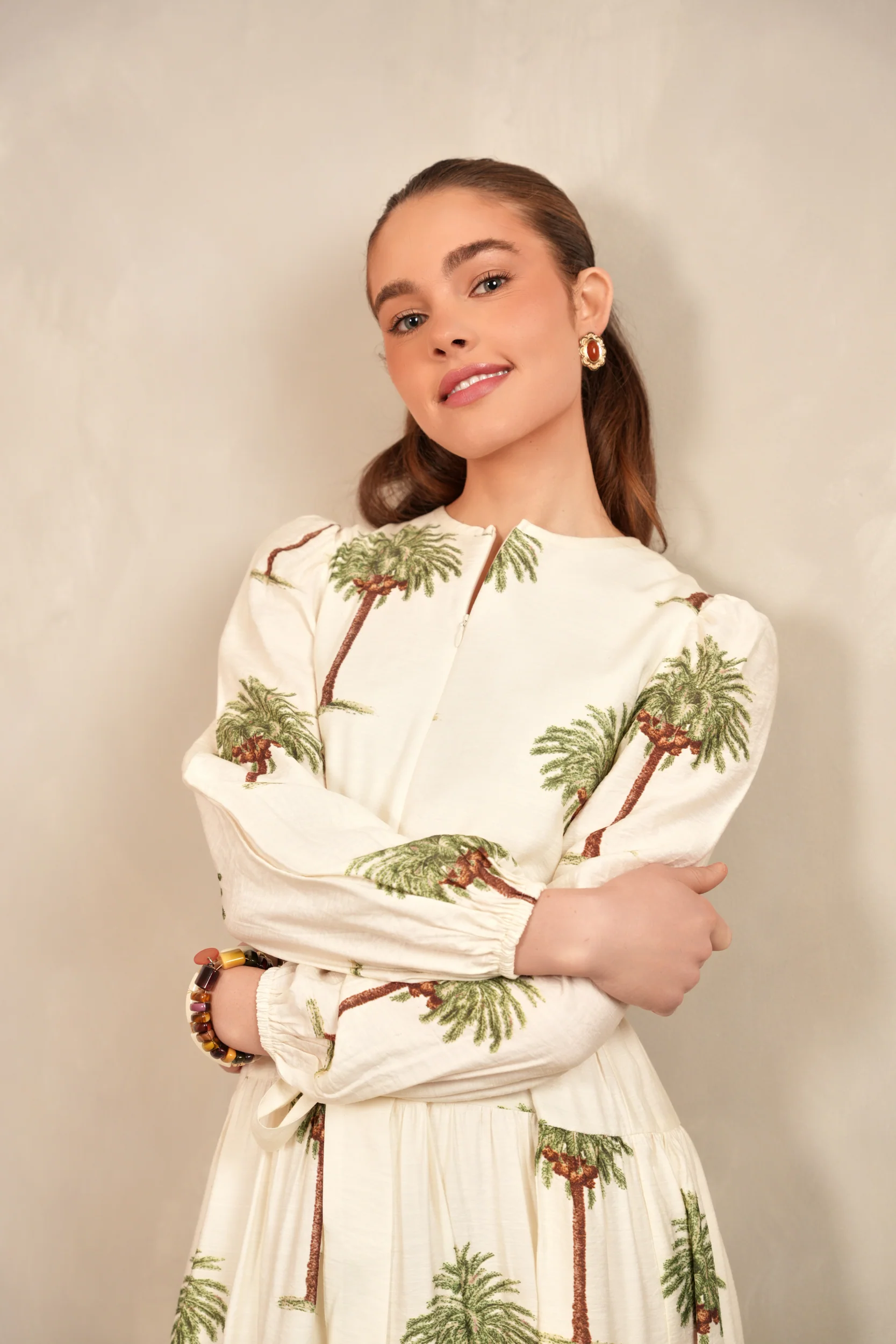Zipper Front Tiered Maxi Dres - Image 2