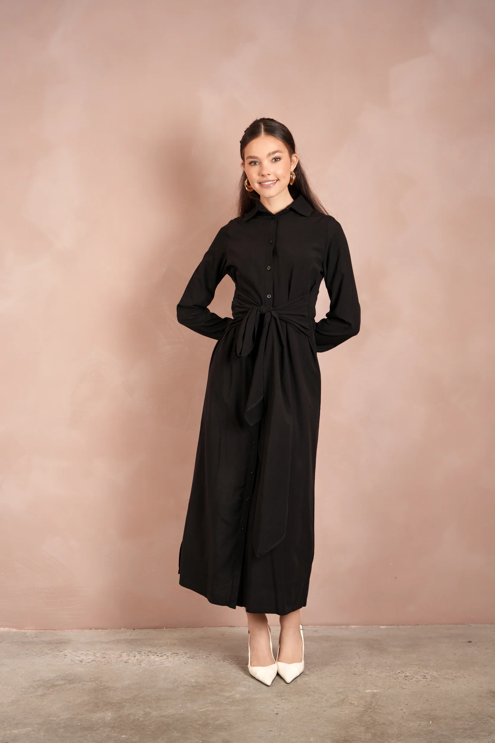 Tie-Front Shirt Dress - Image 13