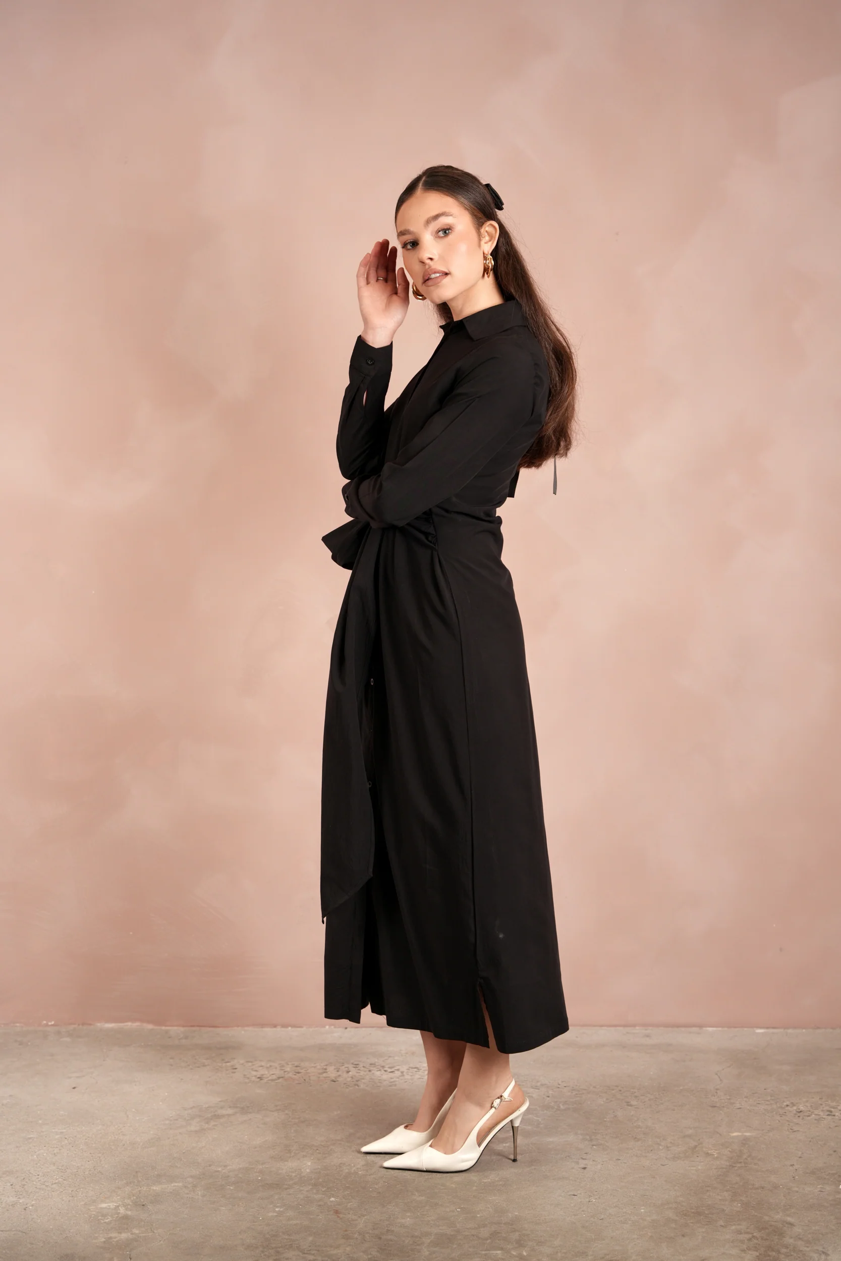 Tie-Front Shirt Dress - Image 14