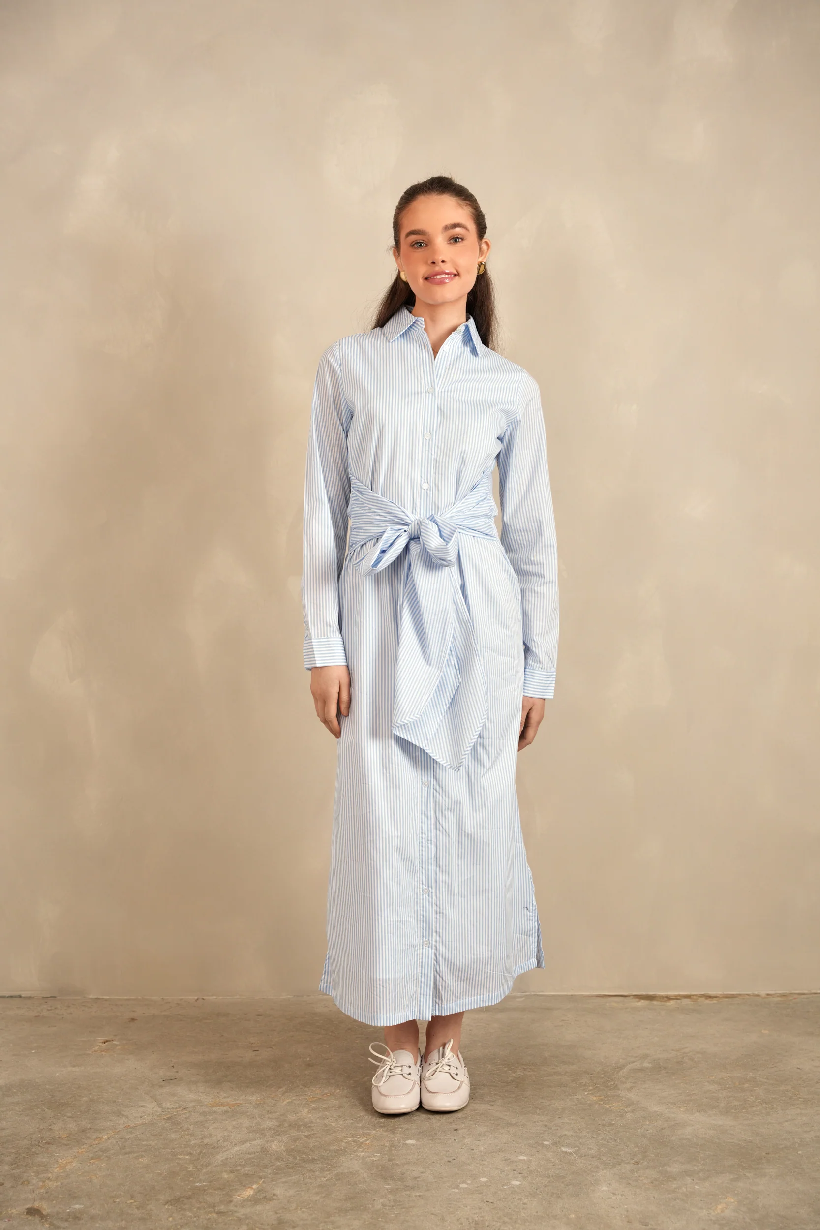 Tie-Front Shirt Dress - Image 16