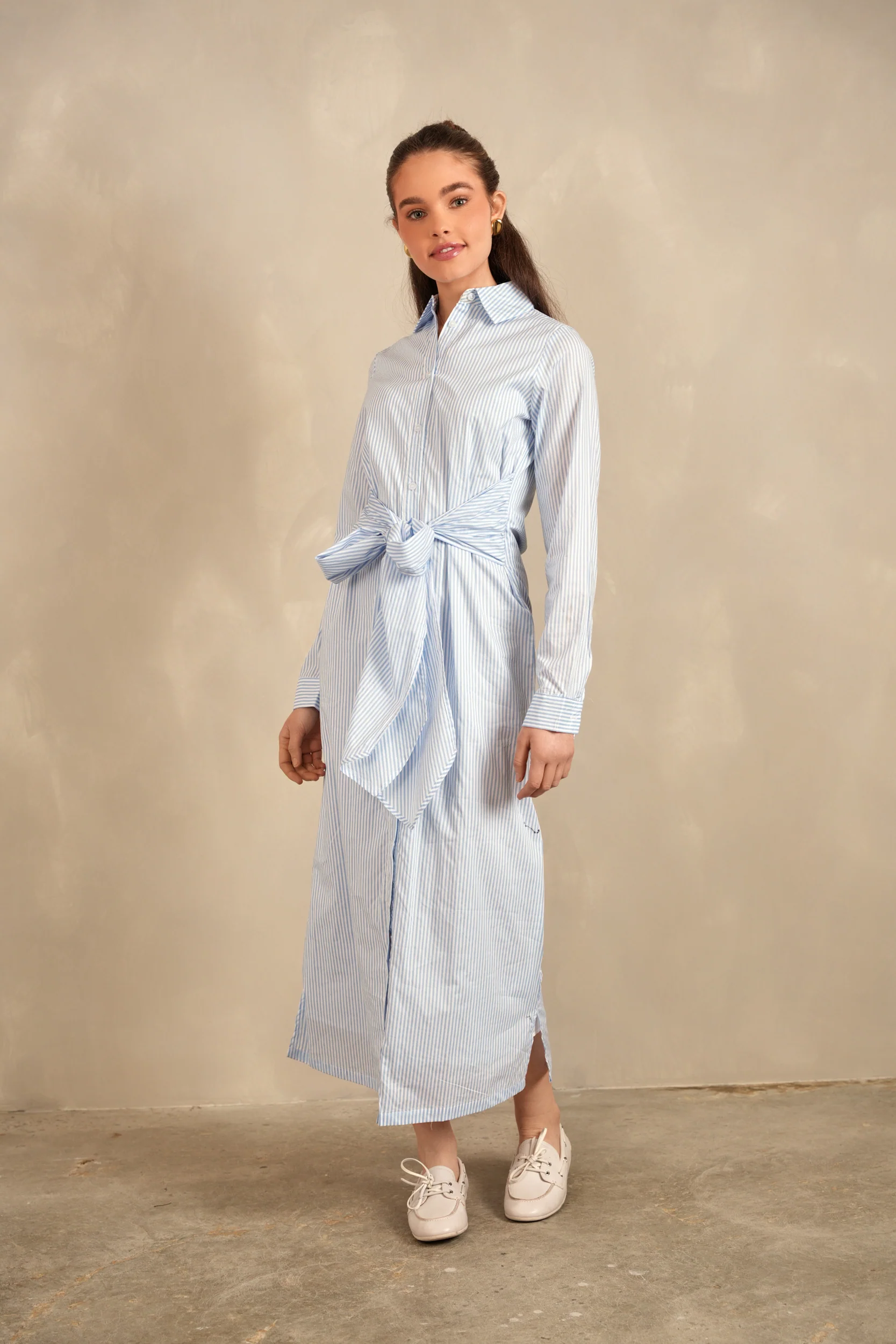Tie-Front Shirt Dress - Image 17