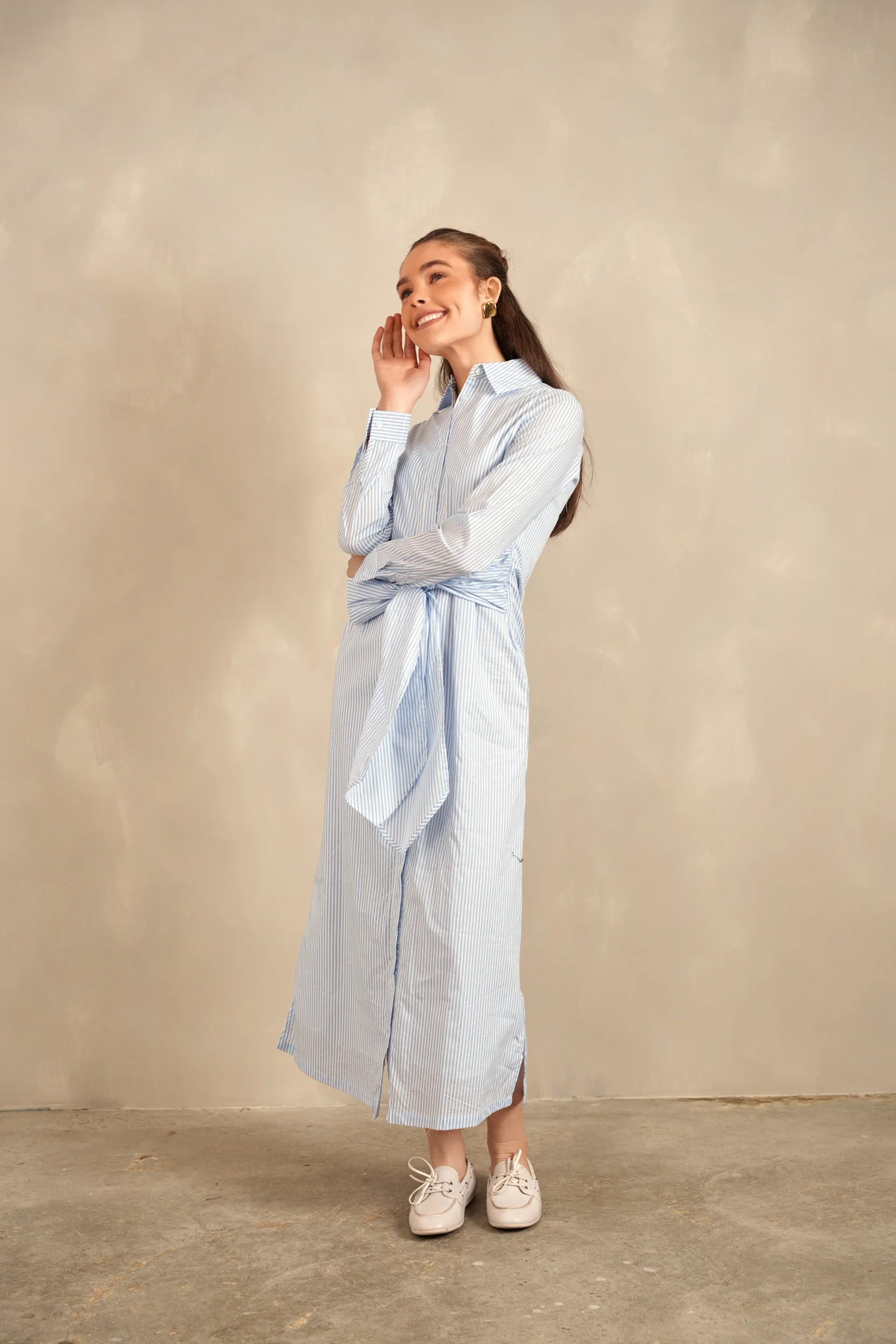 Tie-Front Shirt Dress - Image 19