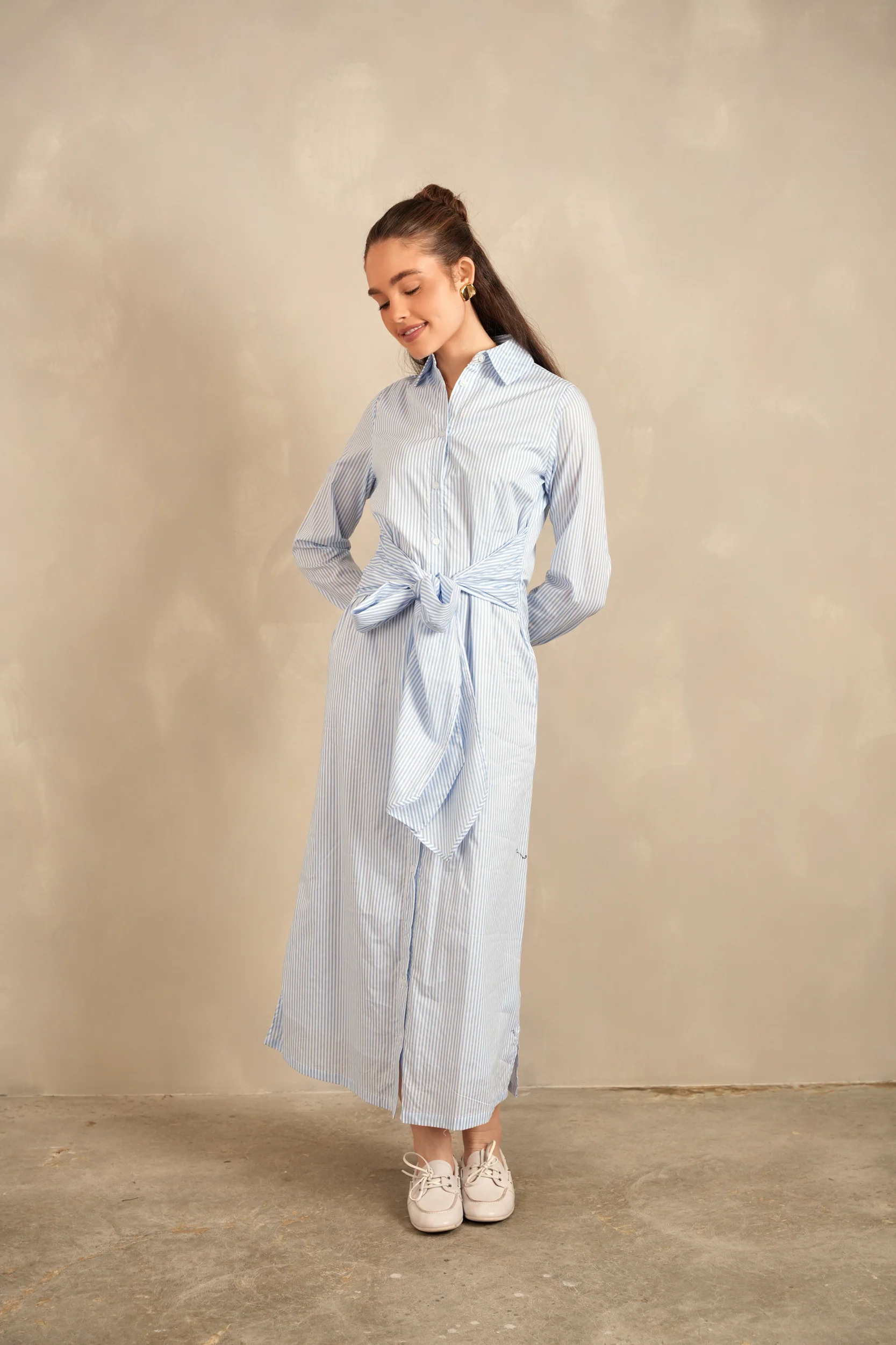 Tie-Front Shirt Dress - Image 20