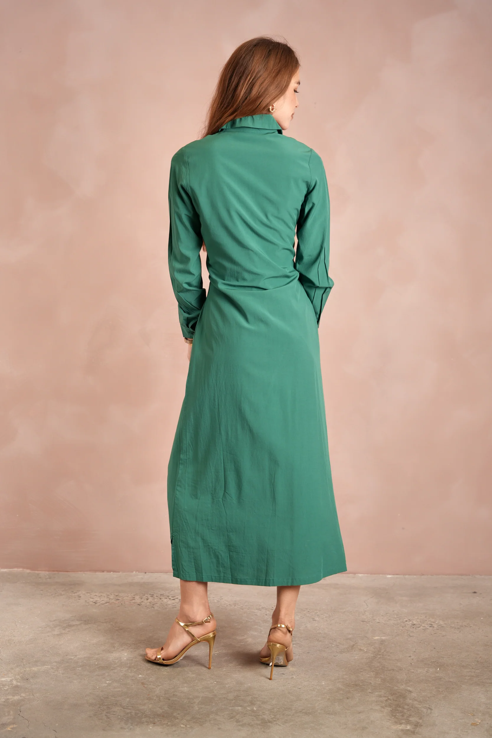 Tie-Front Shirt Dress - Image 9