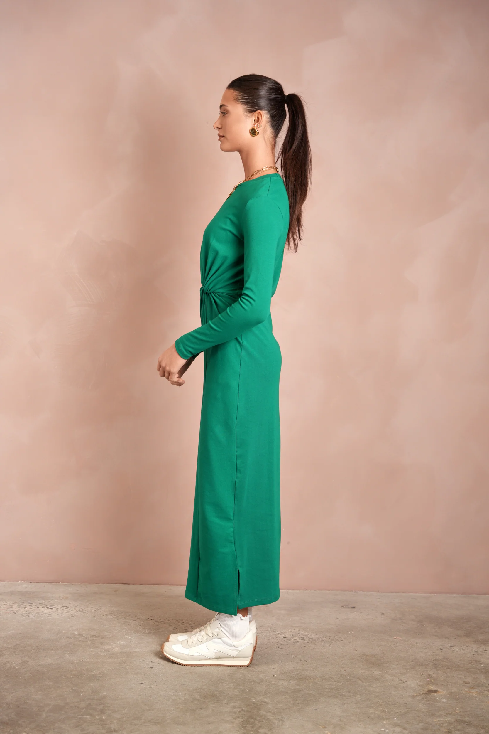 Tie T-Shirt Dress - Image 9