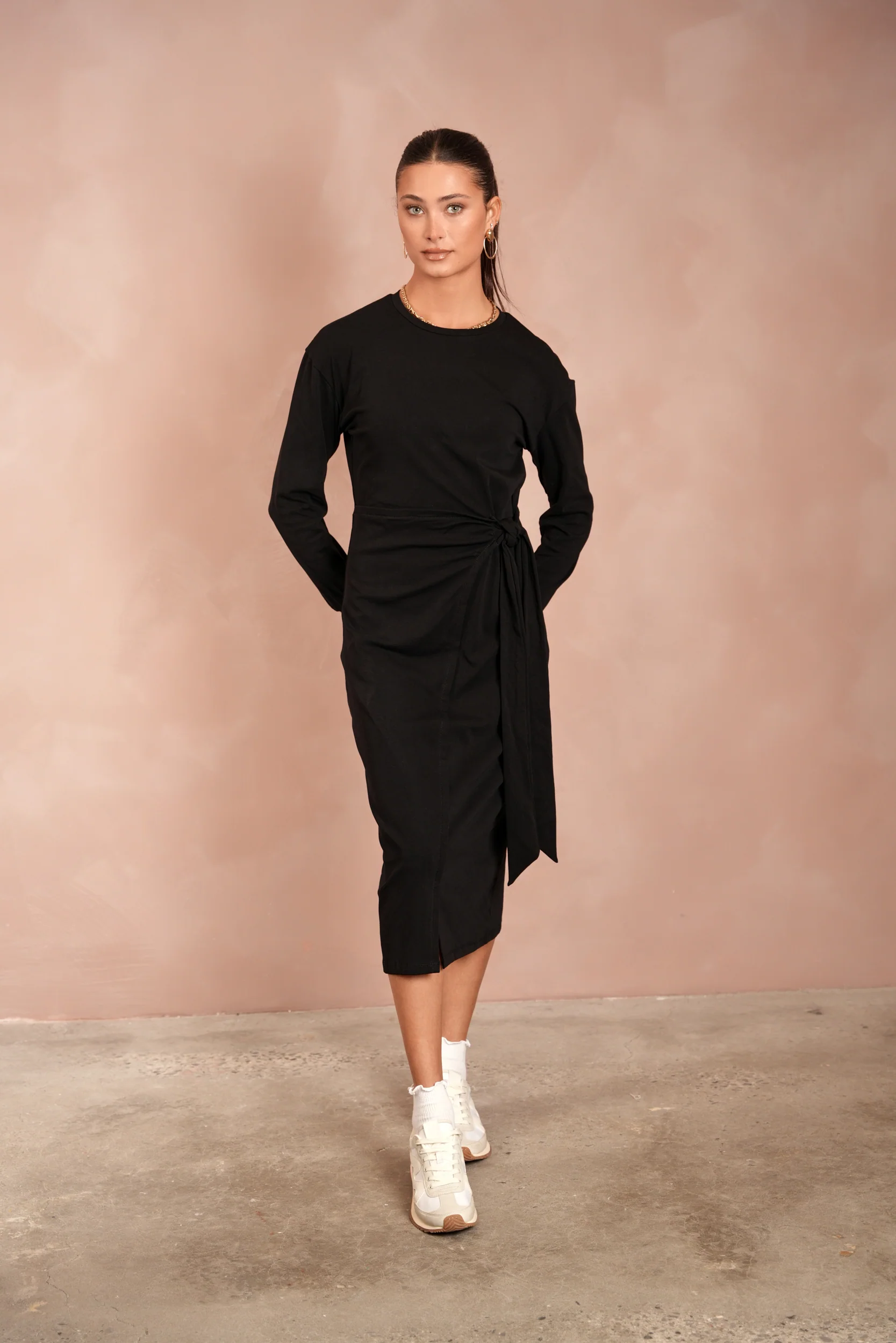 Wrap T-Shirt Dress - Image 3