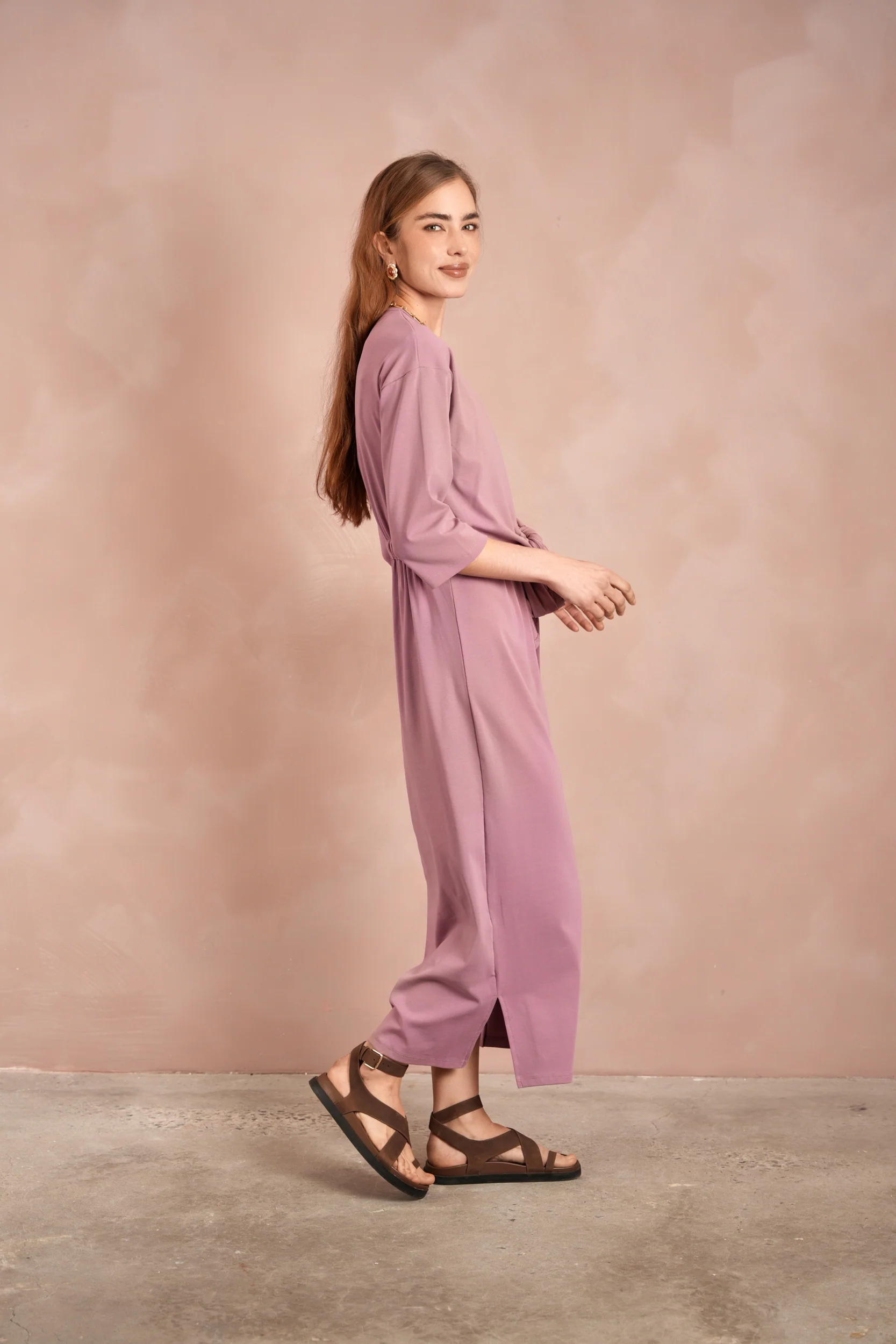 Tie T-Shirt Dress - Image 2