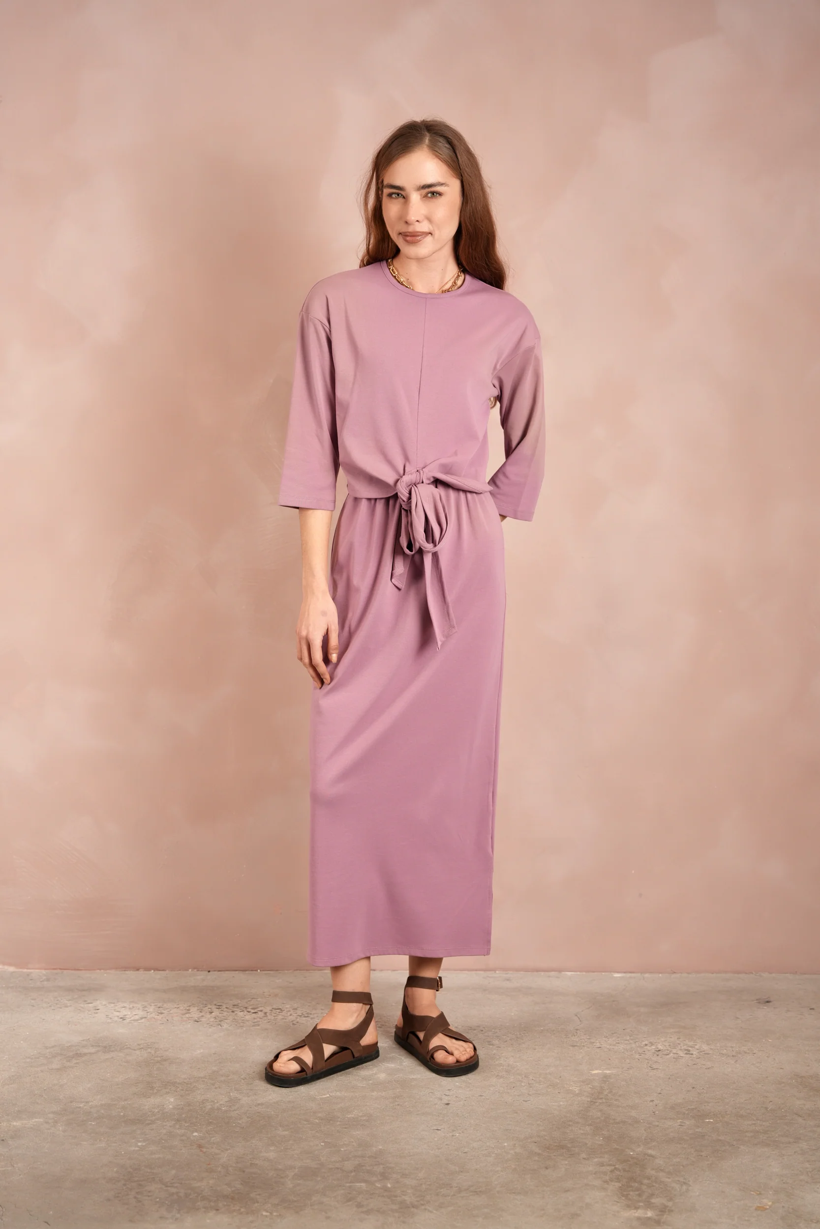 Tie T-Shirt Dress - Image 4