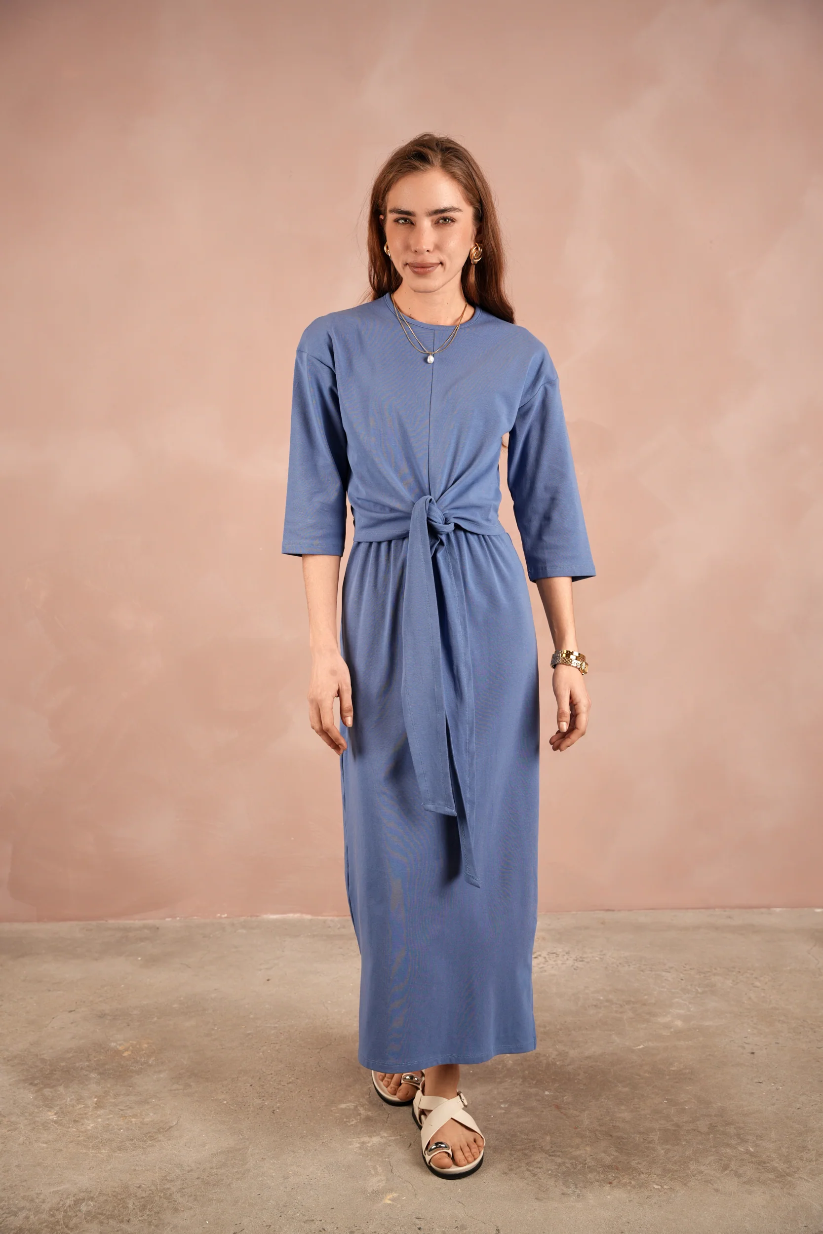 Tie T-Shirt Dress - Image 7