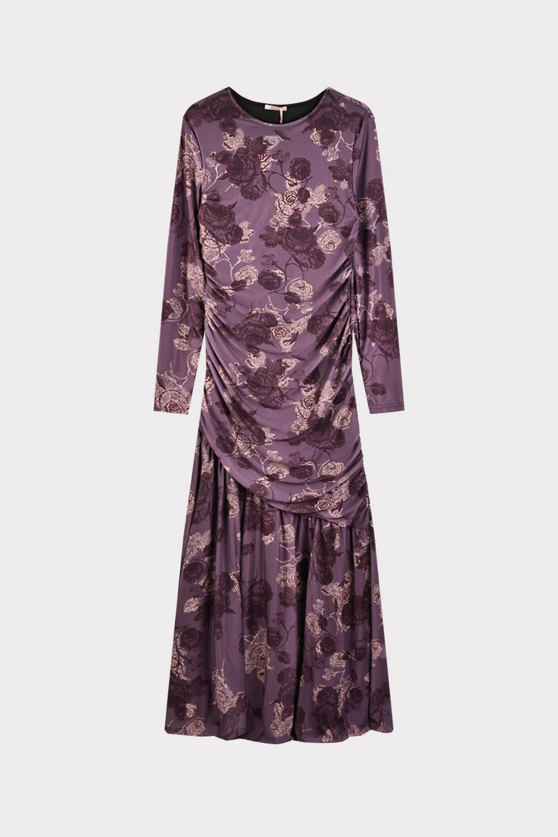 The Monte Mesh Ruched Dress - Image 7