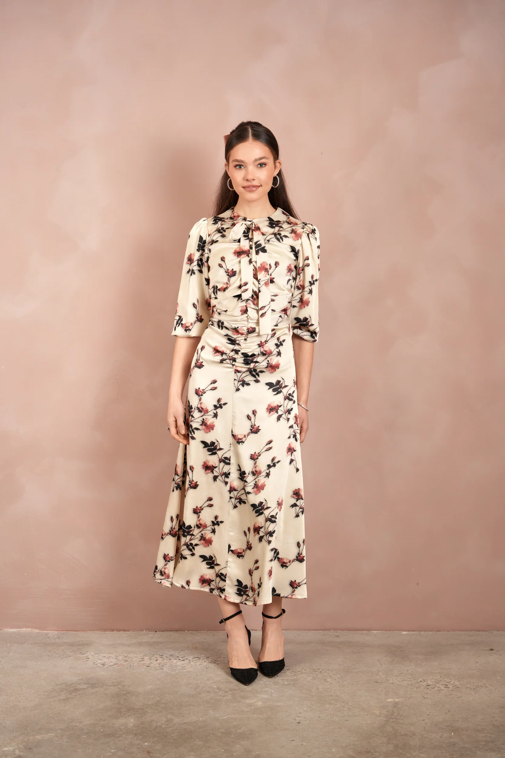 The Victoria Ruched Dress - Image 2