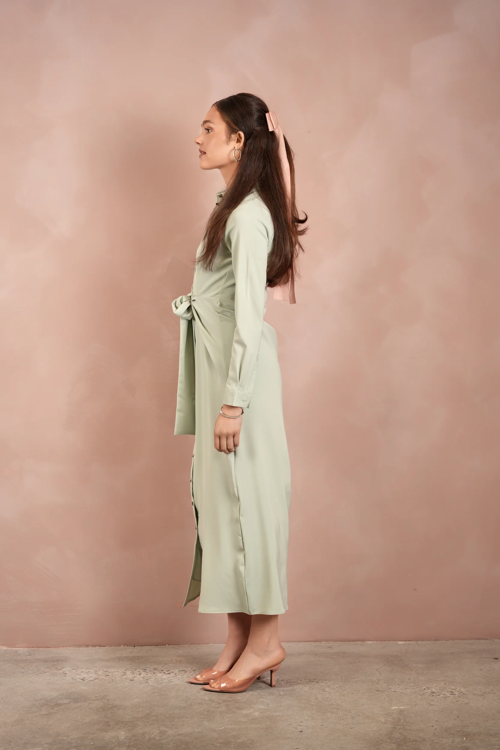 Tie Wrap Shirtdress - Image 3