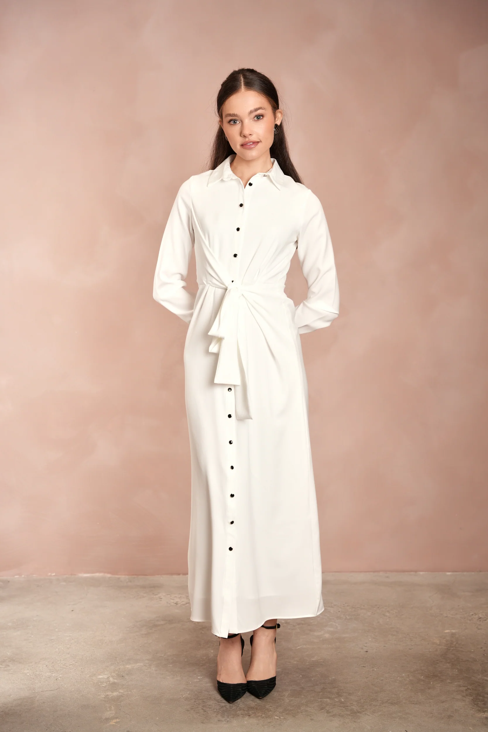 Tie Wrap Shirtdress - Image 6