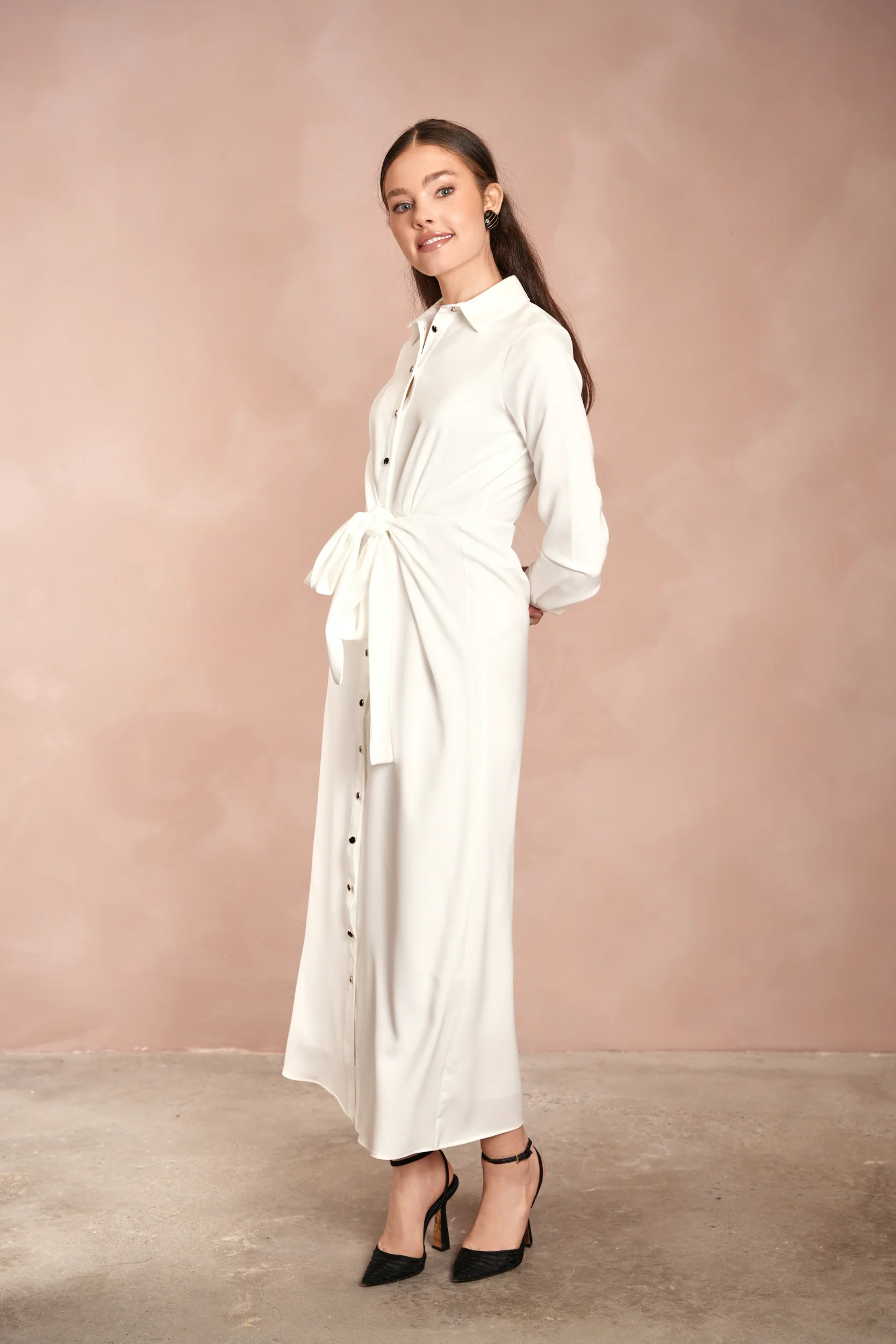 Tie Wrap Shirtdress - Image 7