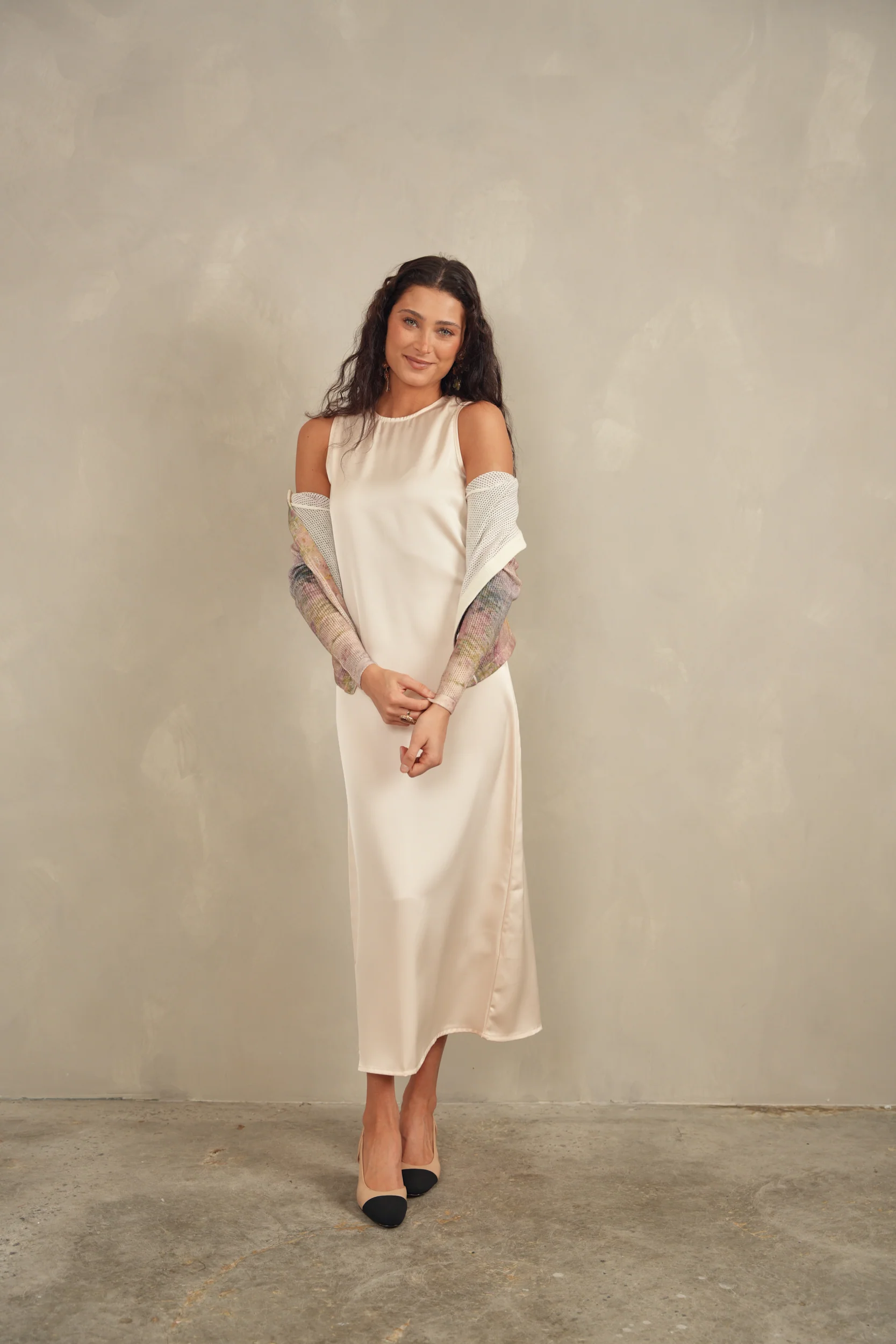 Round Neck Slip Dress - Image 12