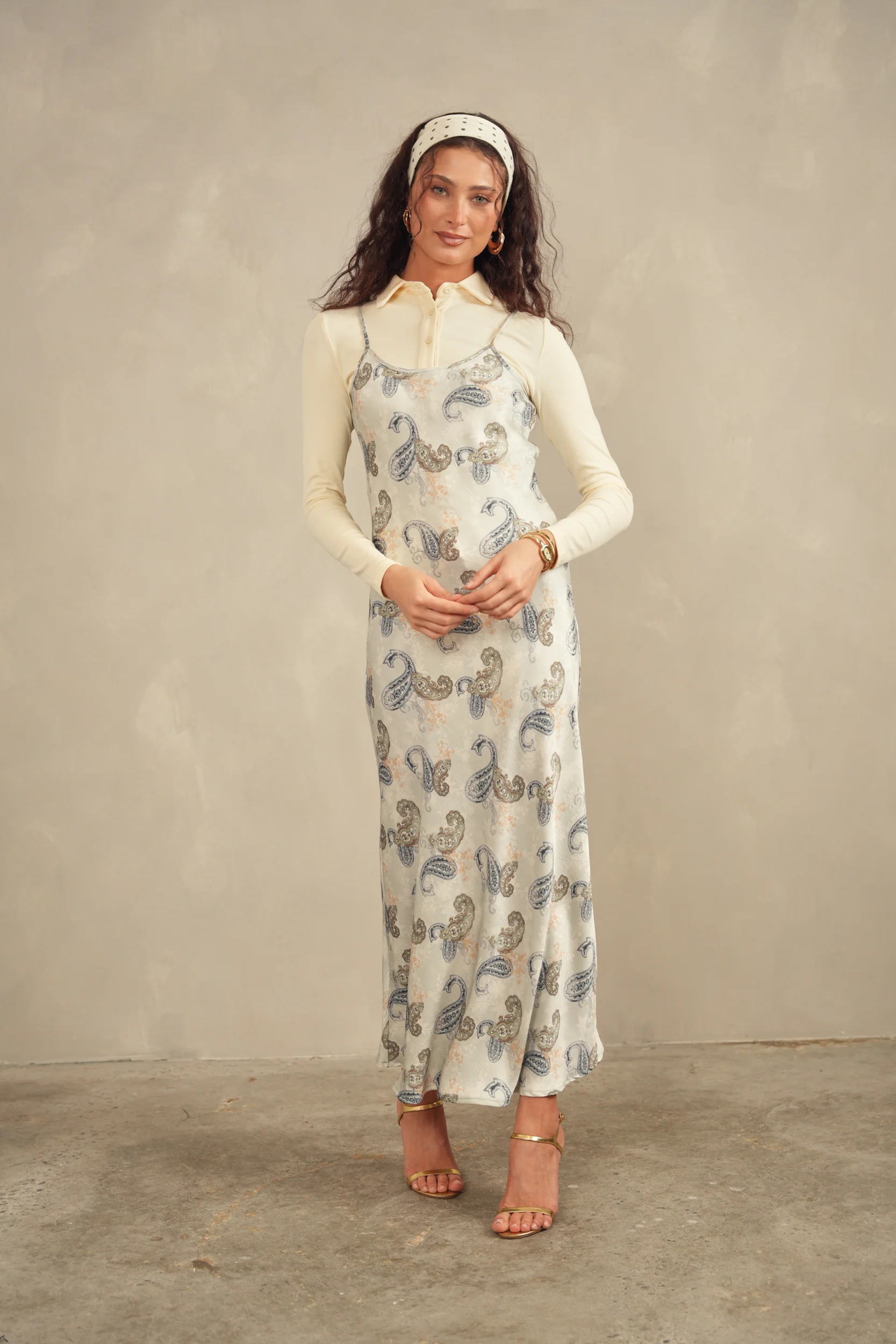 Print Slip Dress