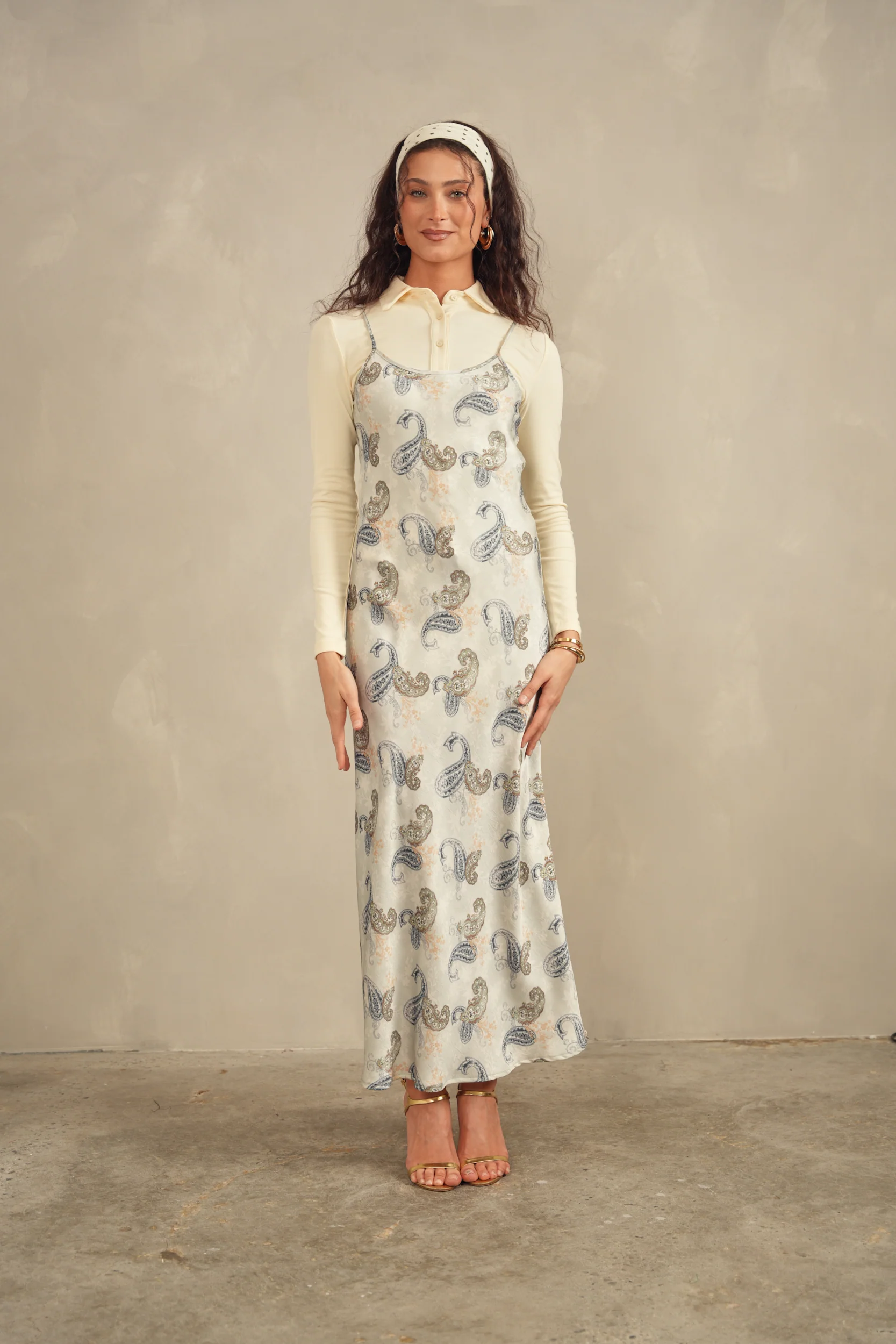 Print Slip Dress - Image 2