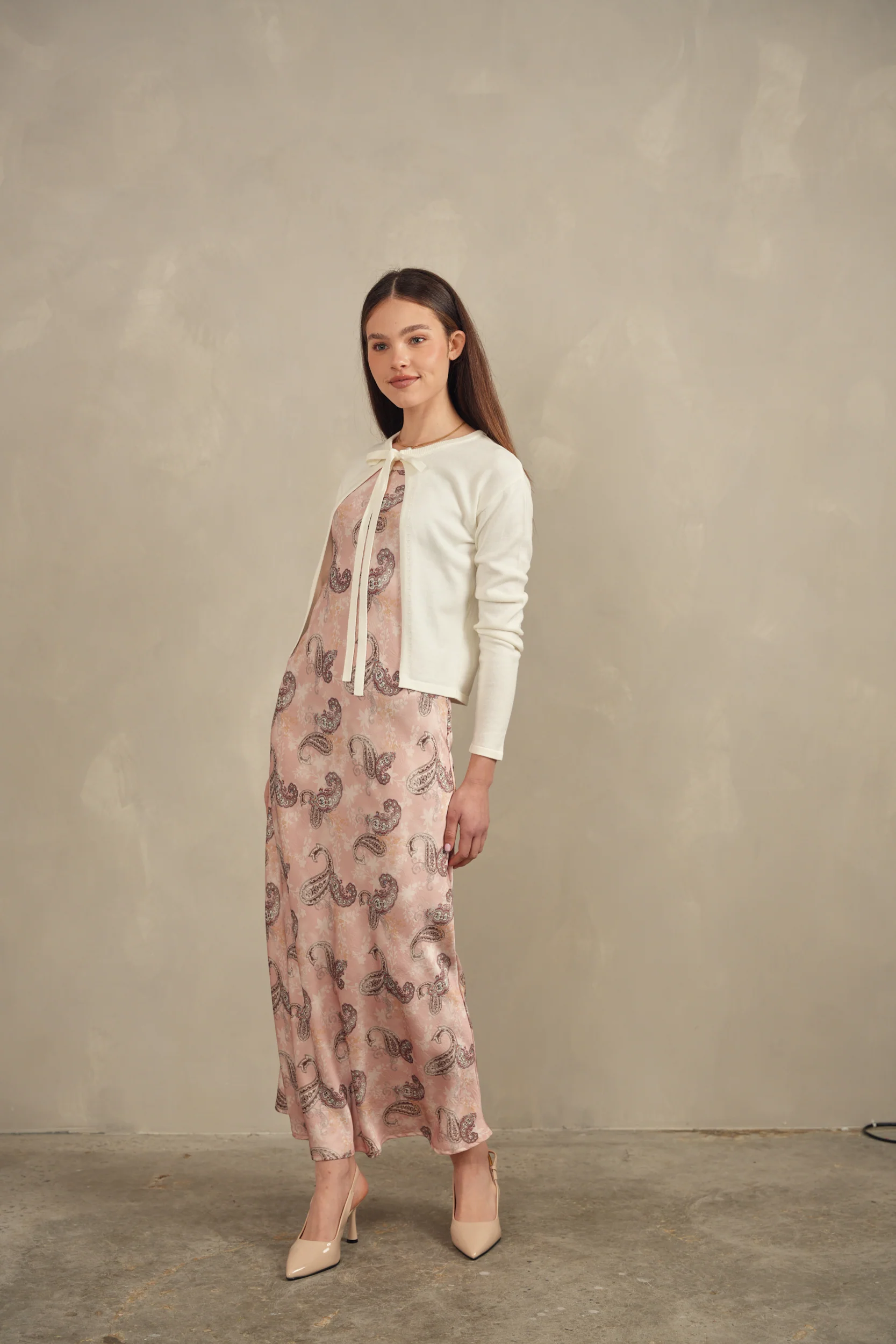 Print Slip Dress - Image 6