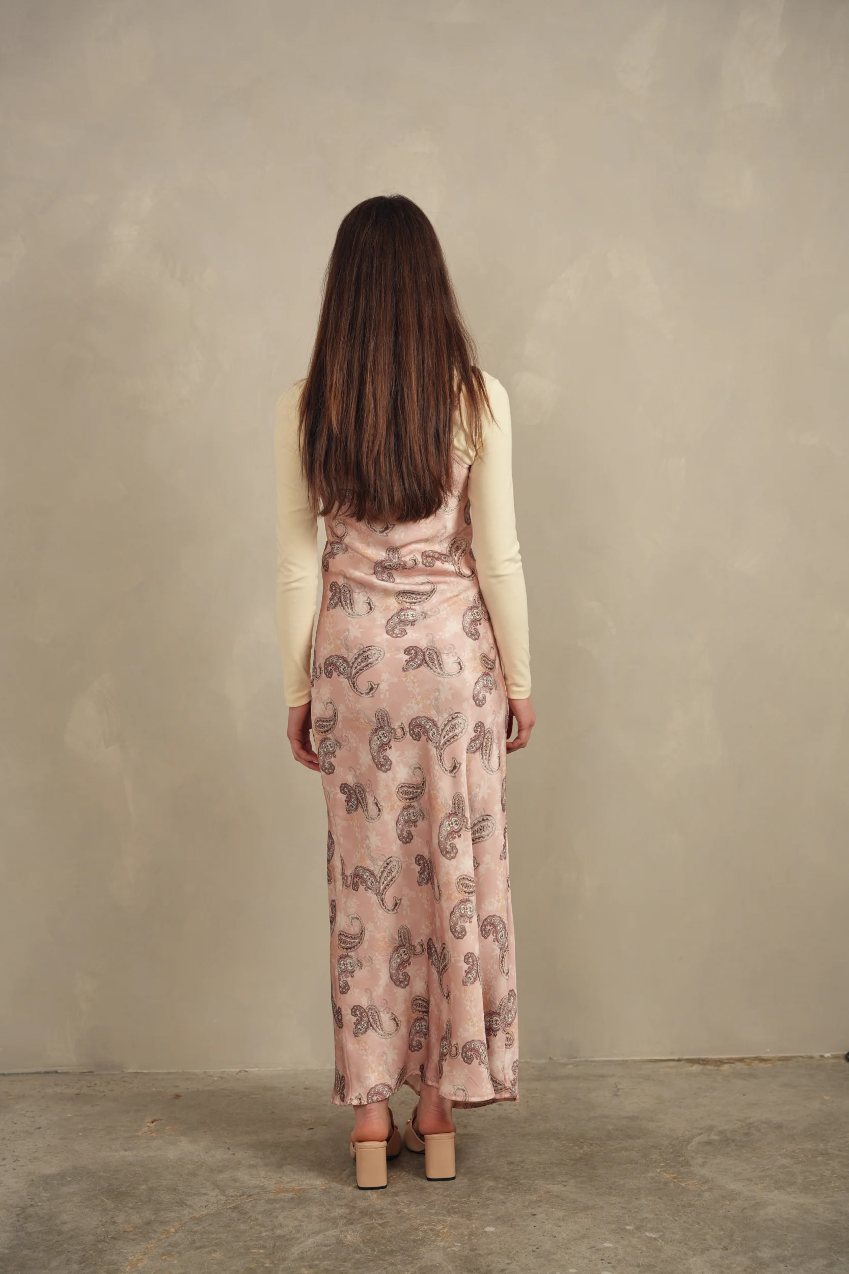 Print Slip Dress - Image 8