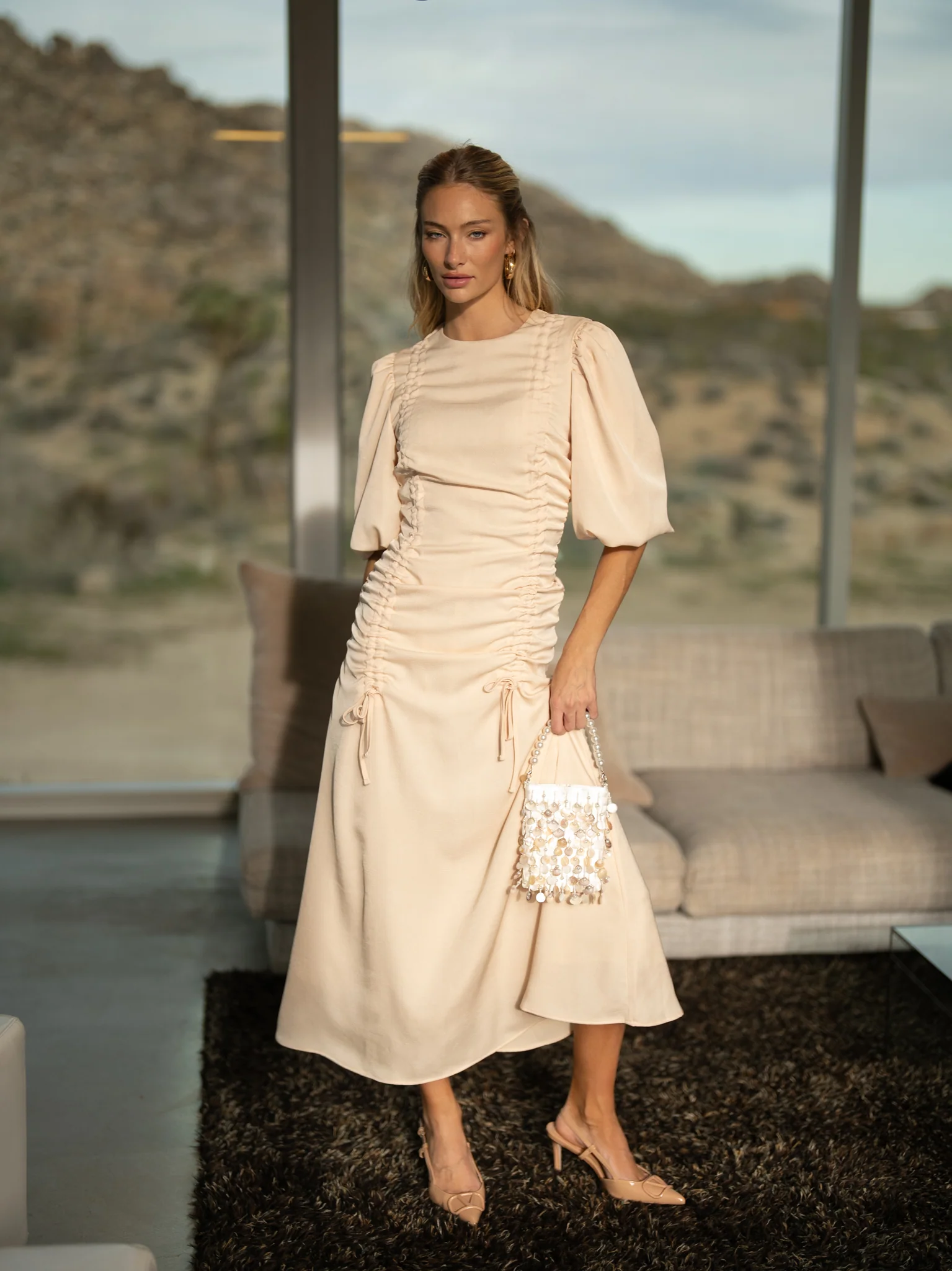 Double Ruched Dress