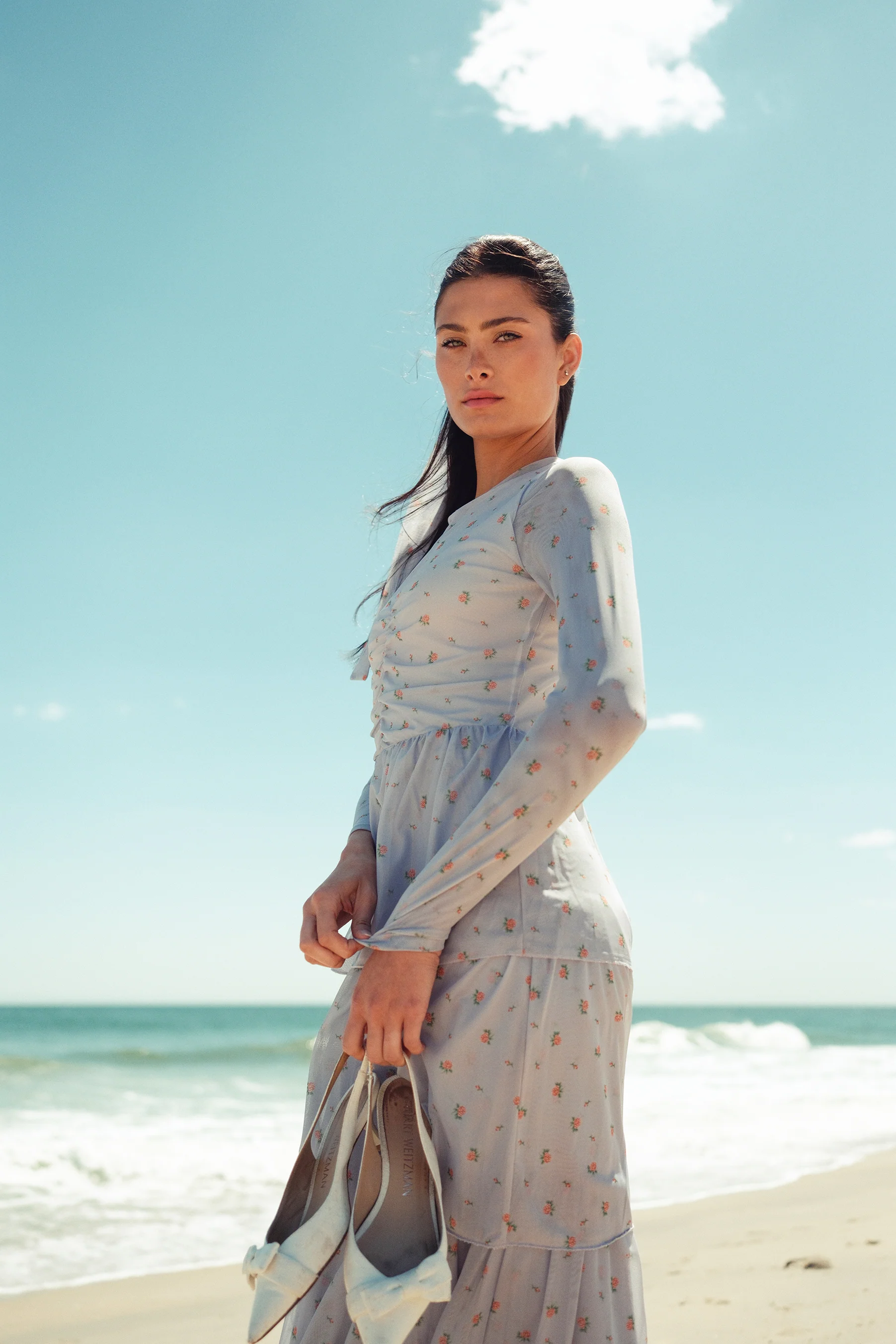 Mesh Layered Maxi Dress - Image 12