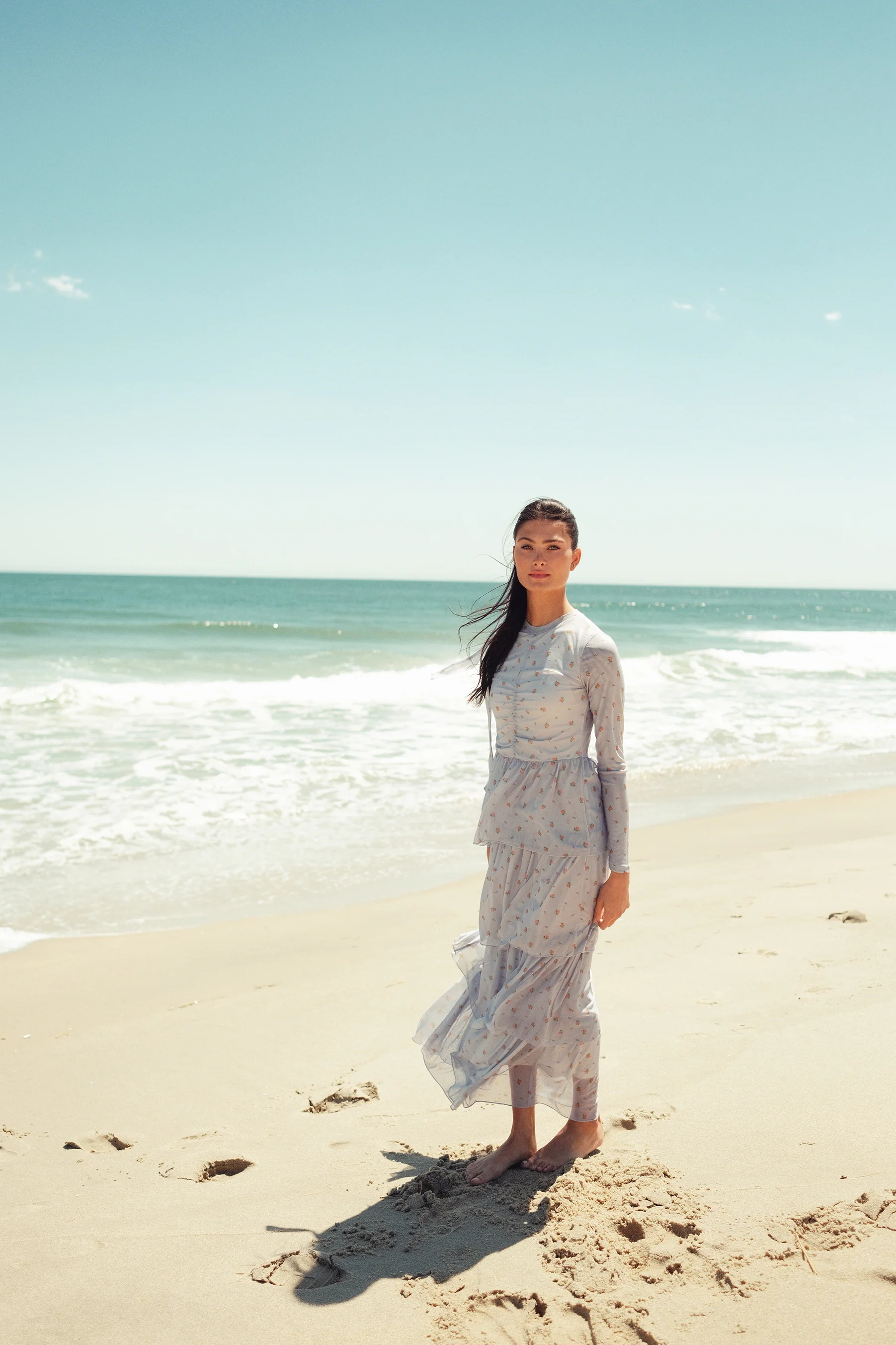 Mesh Layered Maxi Dress - Image 15